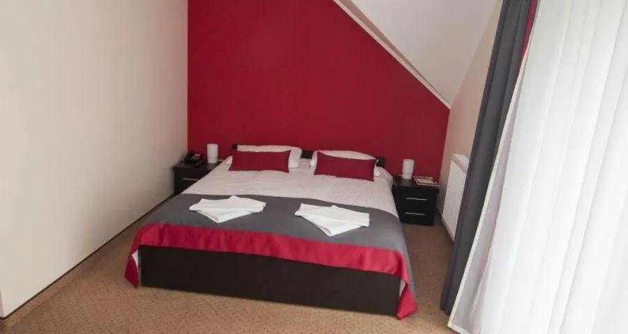 Bed in Hotel Klaudia