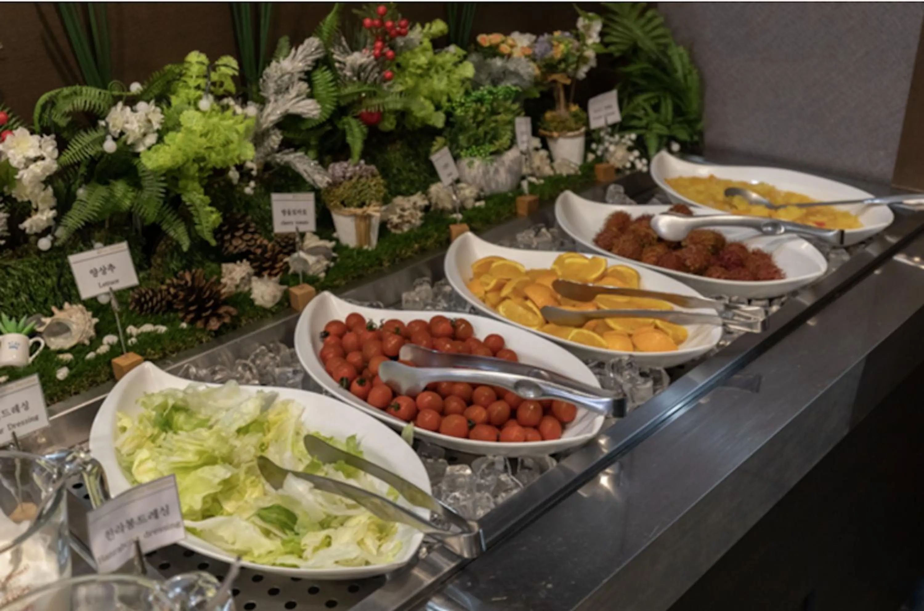 Buffet breakfast in With Stay Jeju Hotel