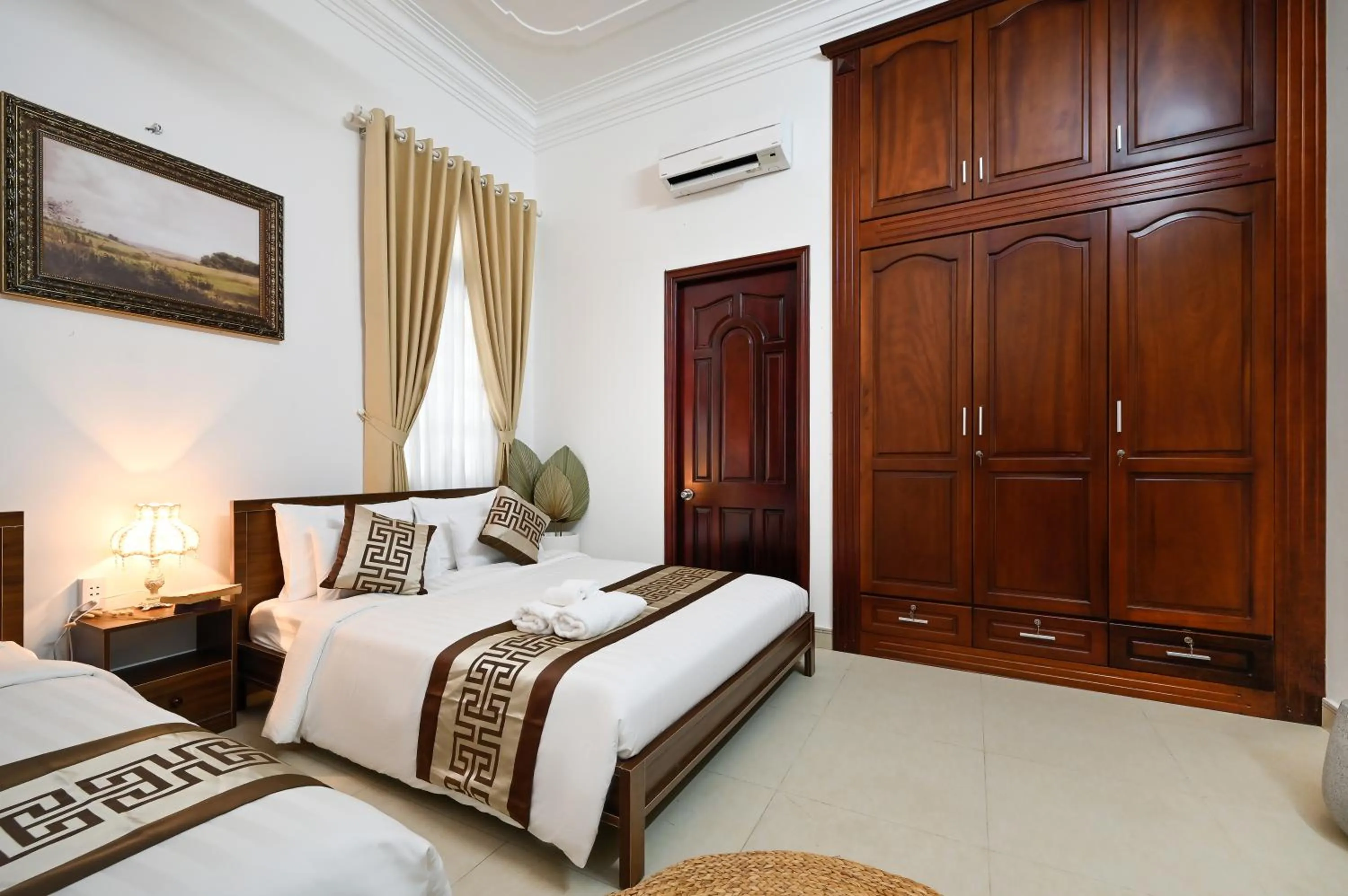 Bed in Amory Villa Thao Dien
