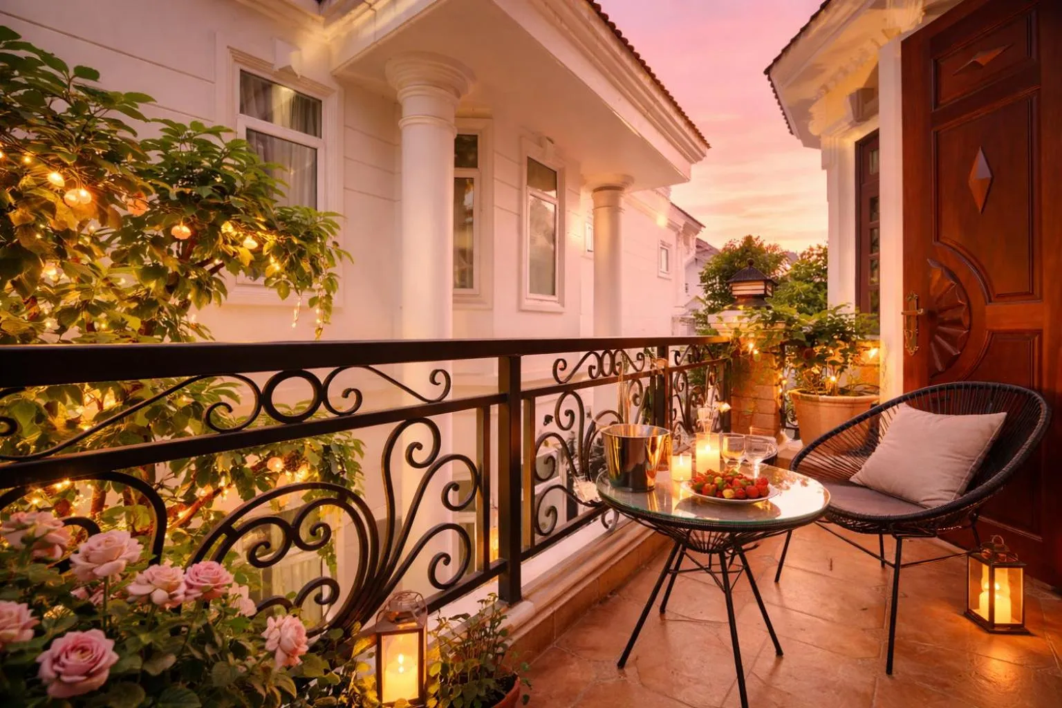 Balcony/Terrace in Amory Villa Thao Dien