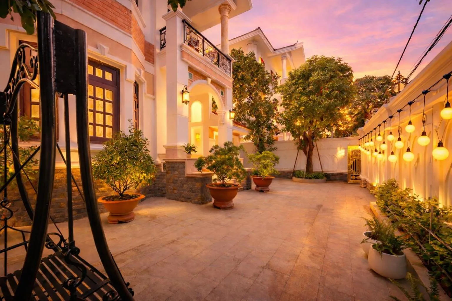 Garden in Amory Villa Thao Dien