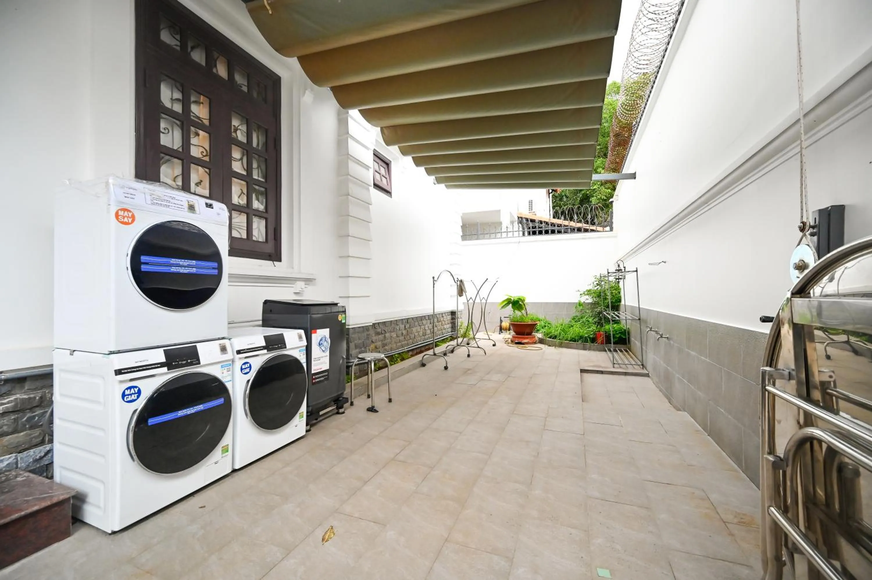 washing machine in Amory Villa Thao Dien