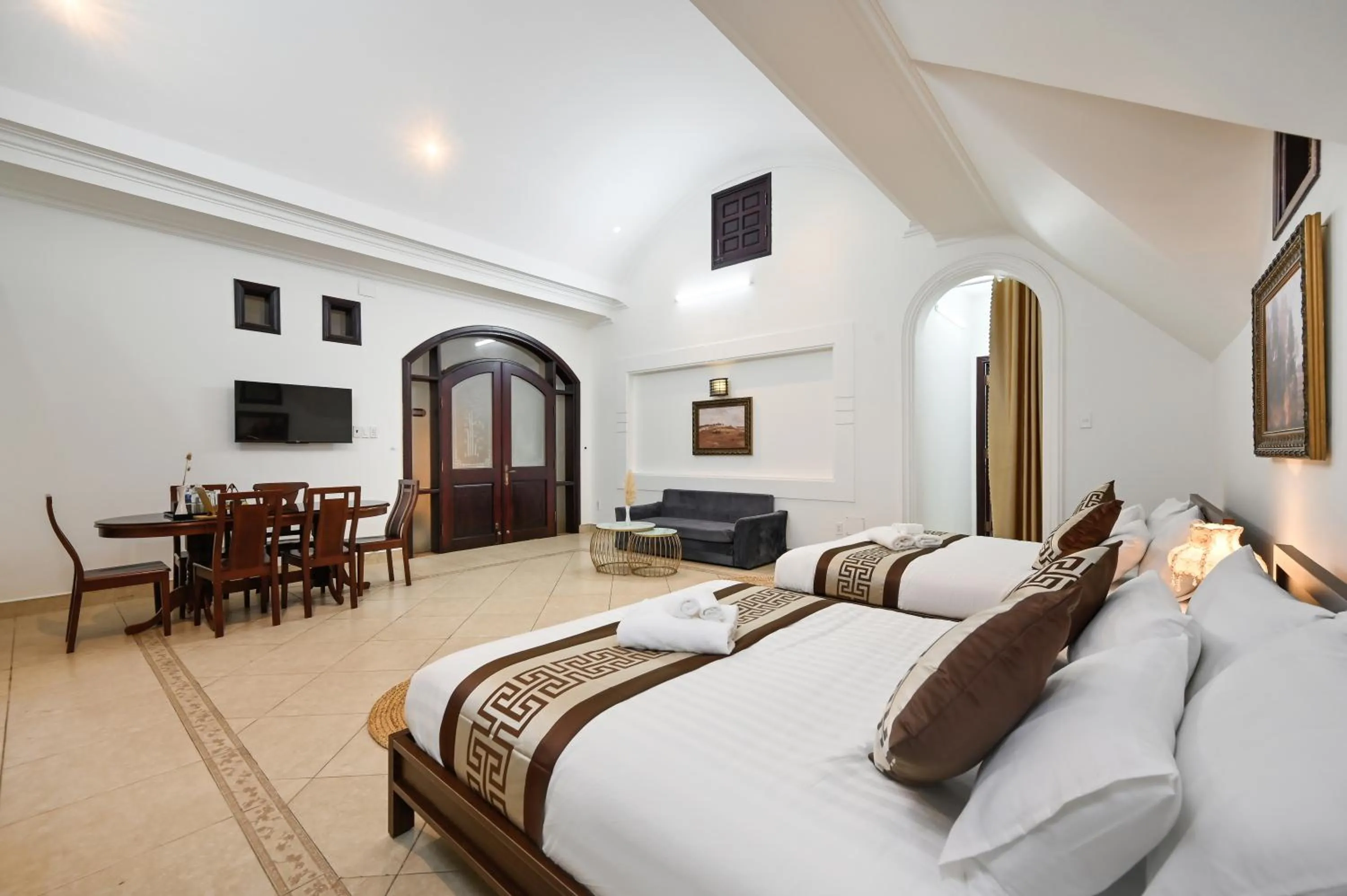 Photo of the whole room, Bed in Amory Villa Thao Dien