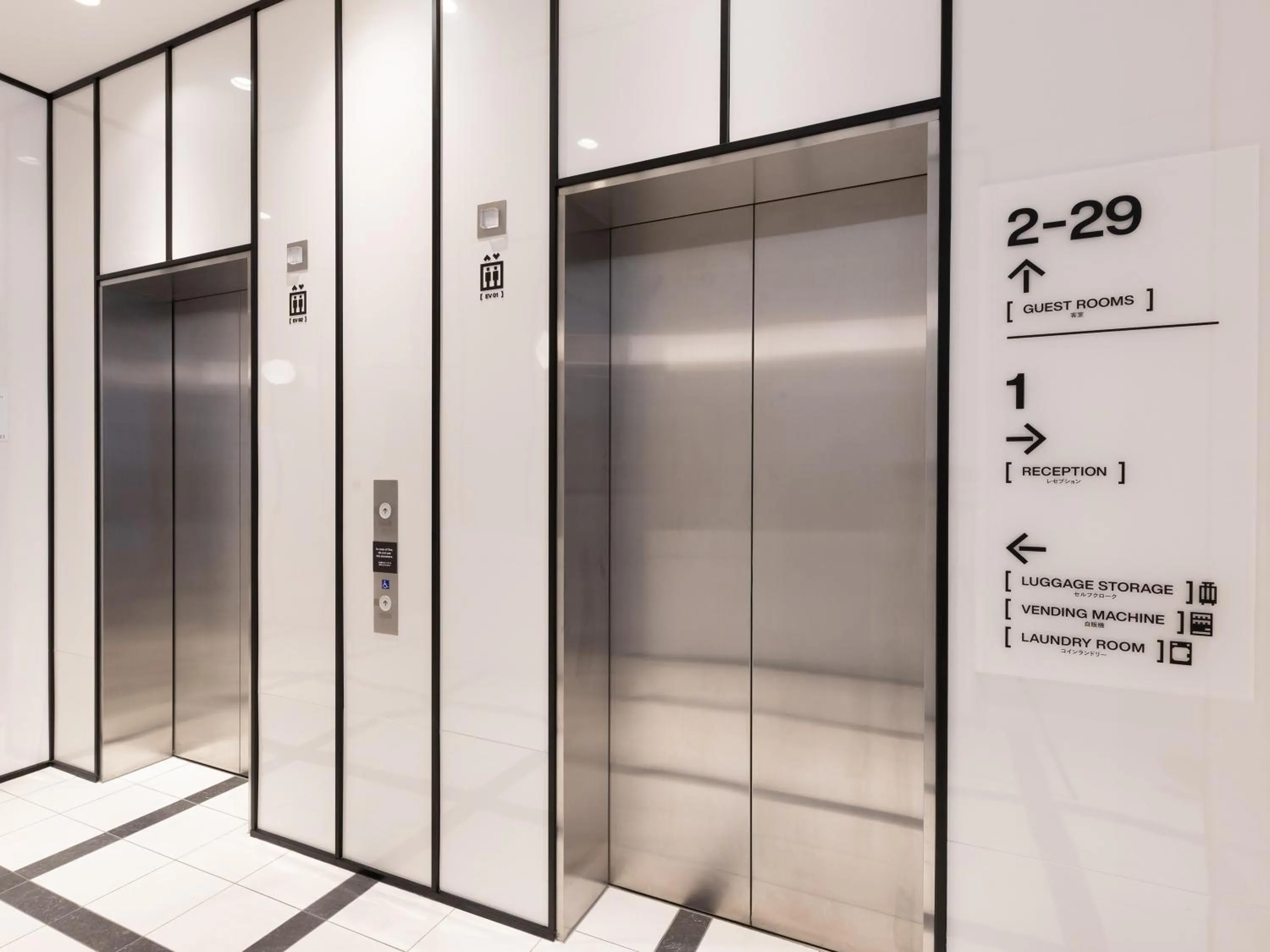 Area and facilities in Brackets Hotel Osaka Hommachi