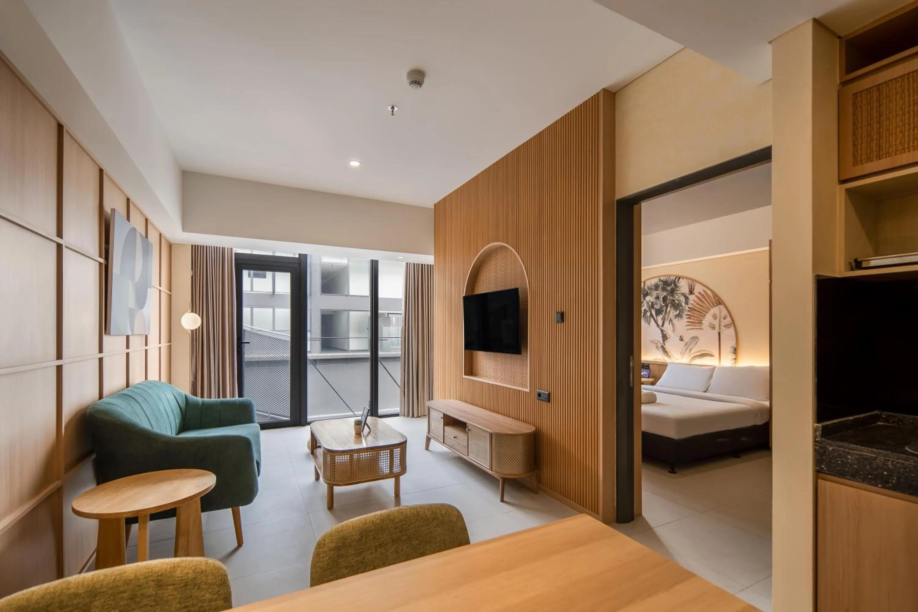 Living room, Bed in Cove Carstensz BSD