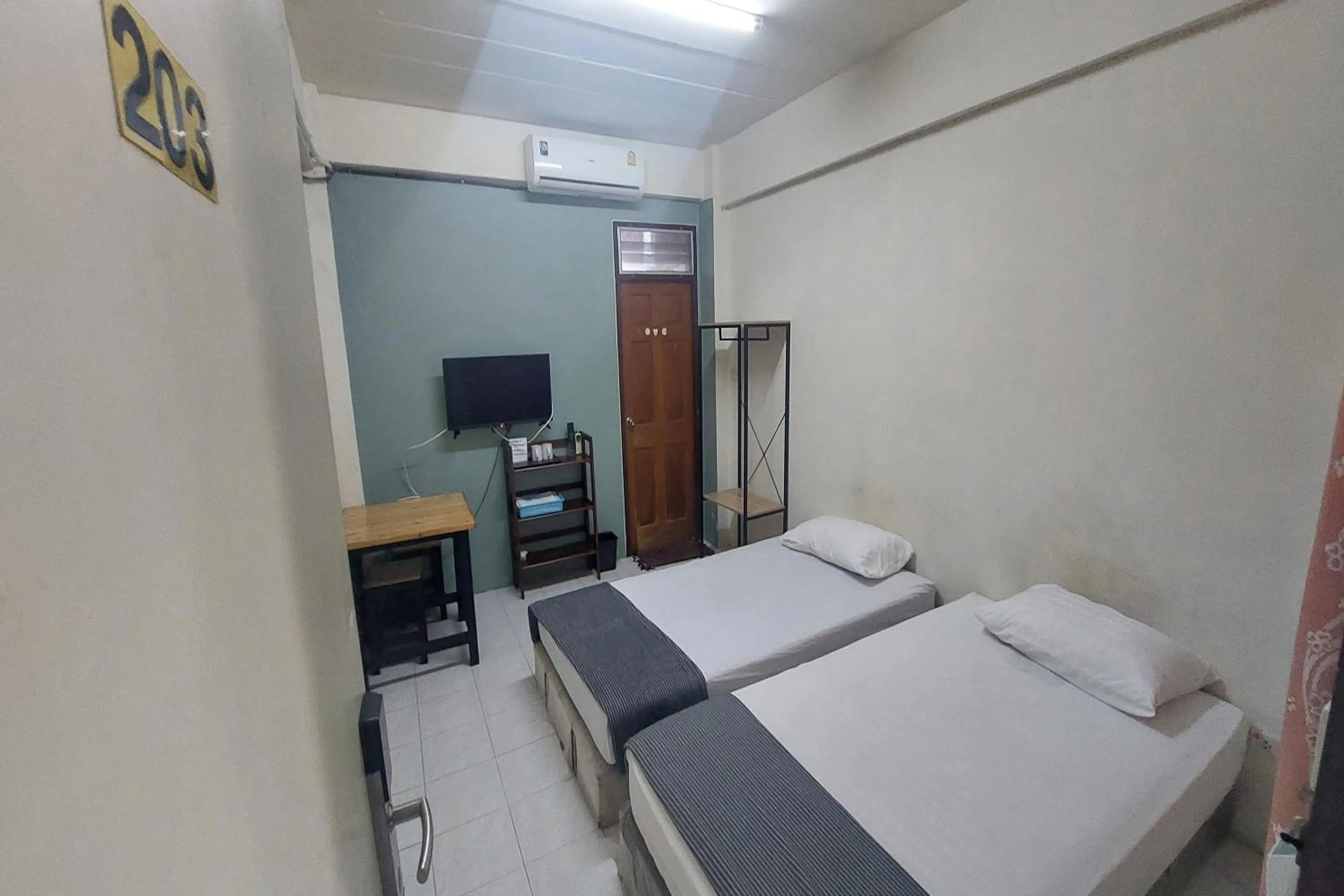 Bed in Sukhum Mega Bangna Guest House