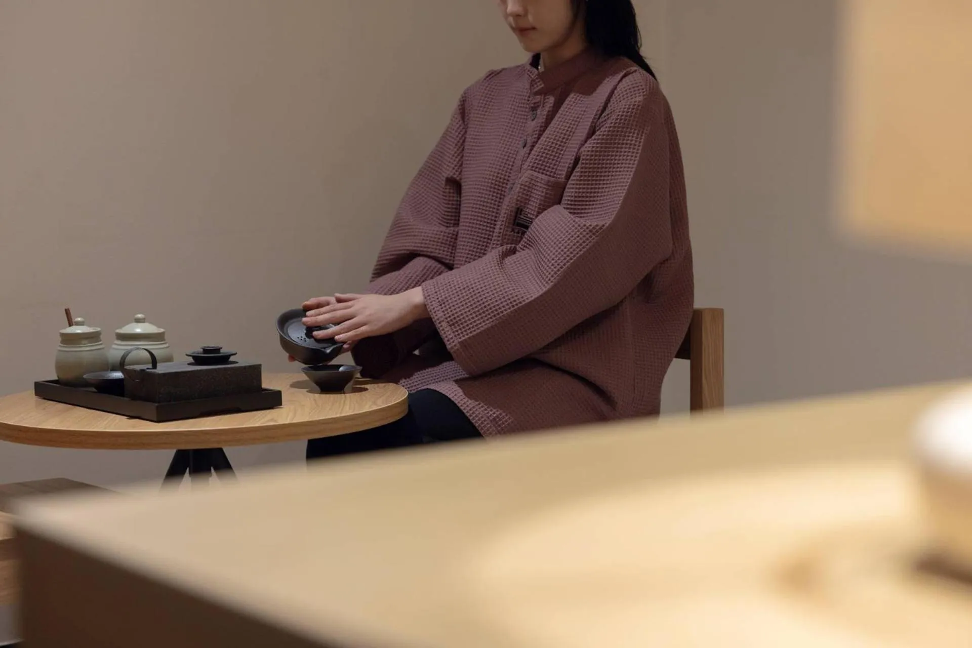 Coffee/tea facilities in Anook Ryokan Hotel Ansan station