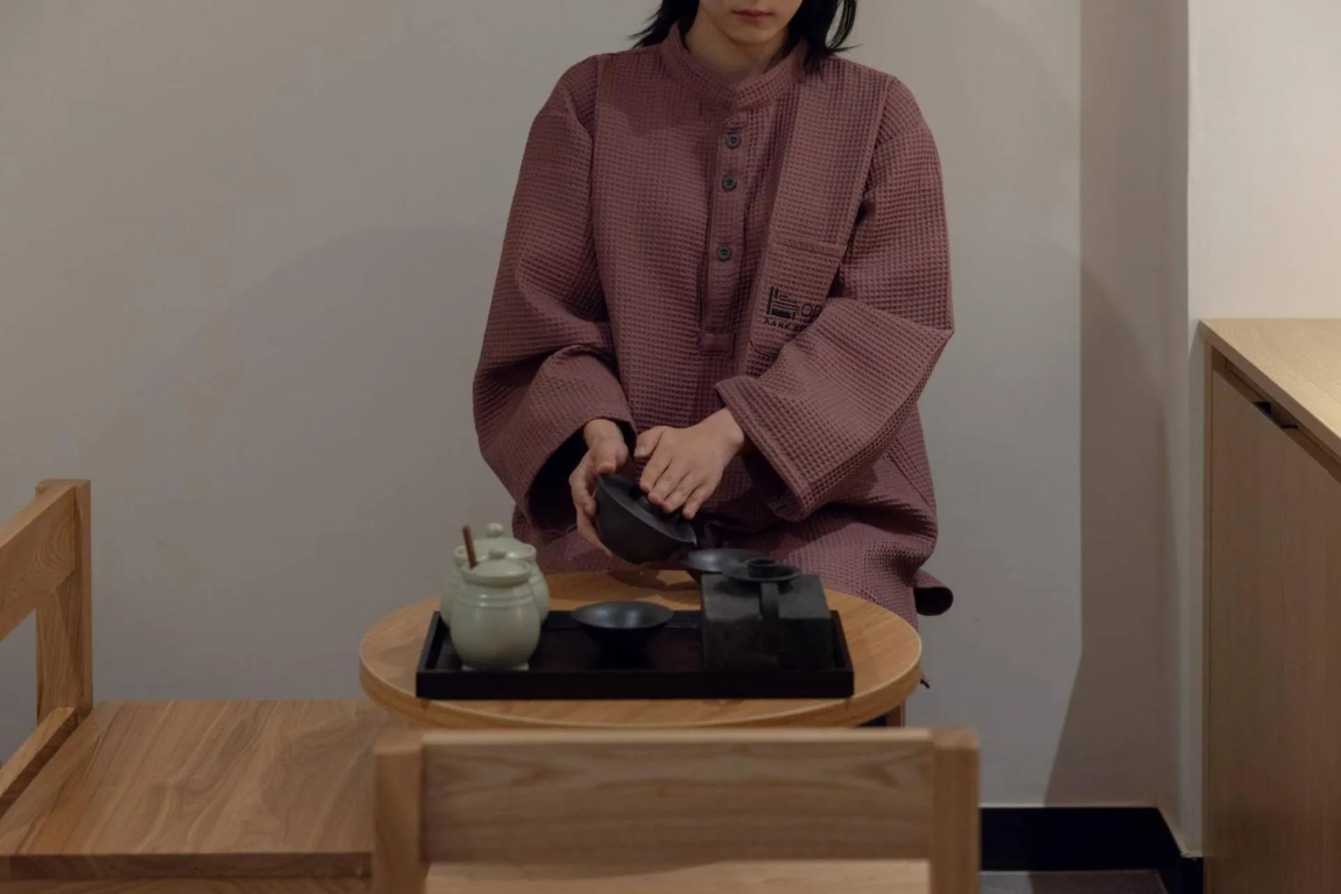 Coffee/tea facilities in Anook Ryokan Hotel Ansan station