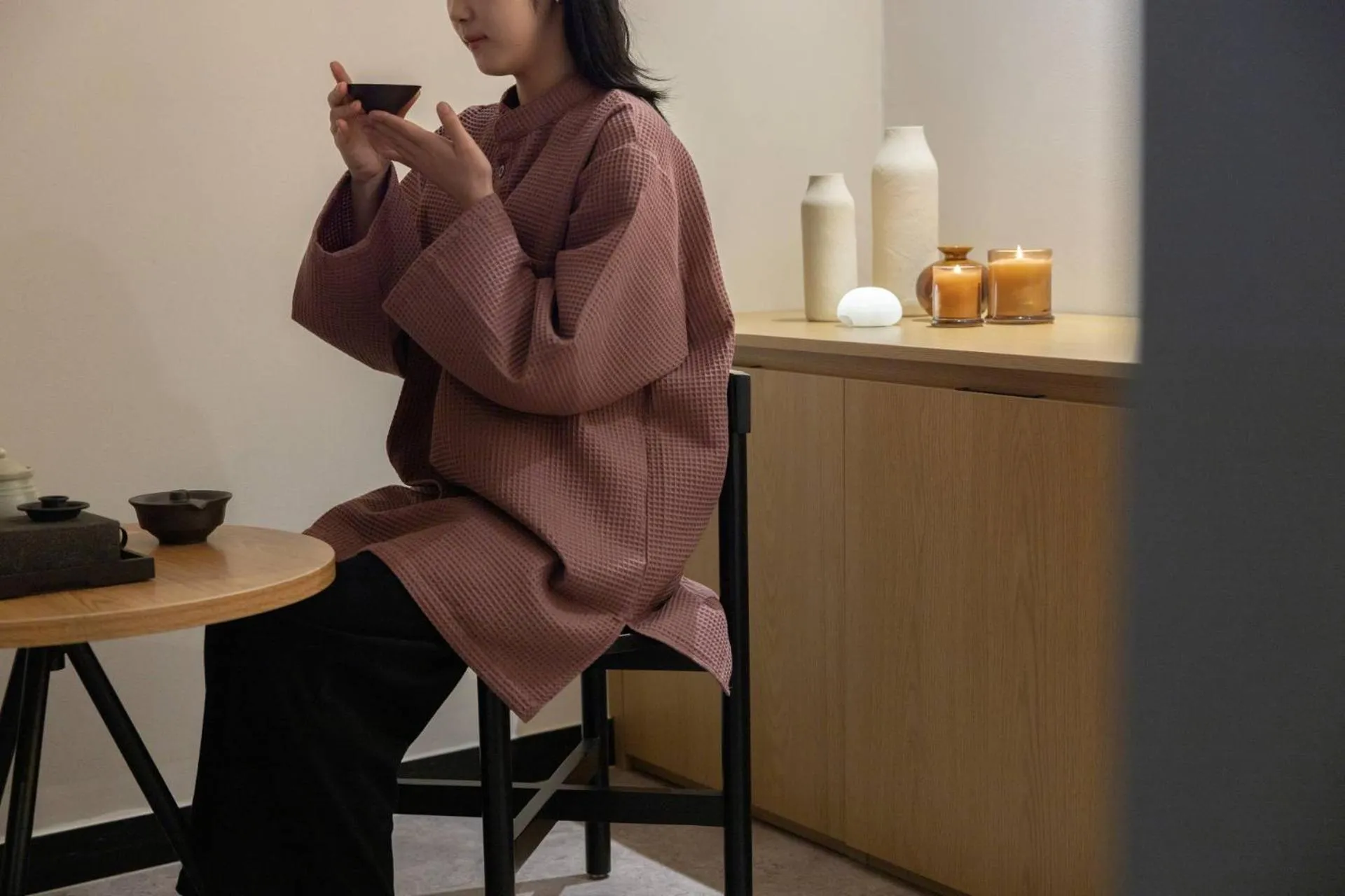 Decorative detail in Anook Ryokan Hotel Ansan station