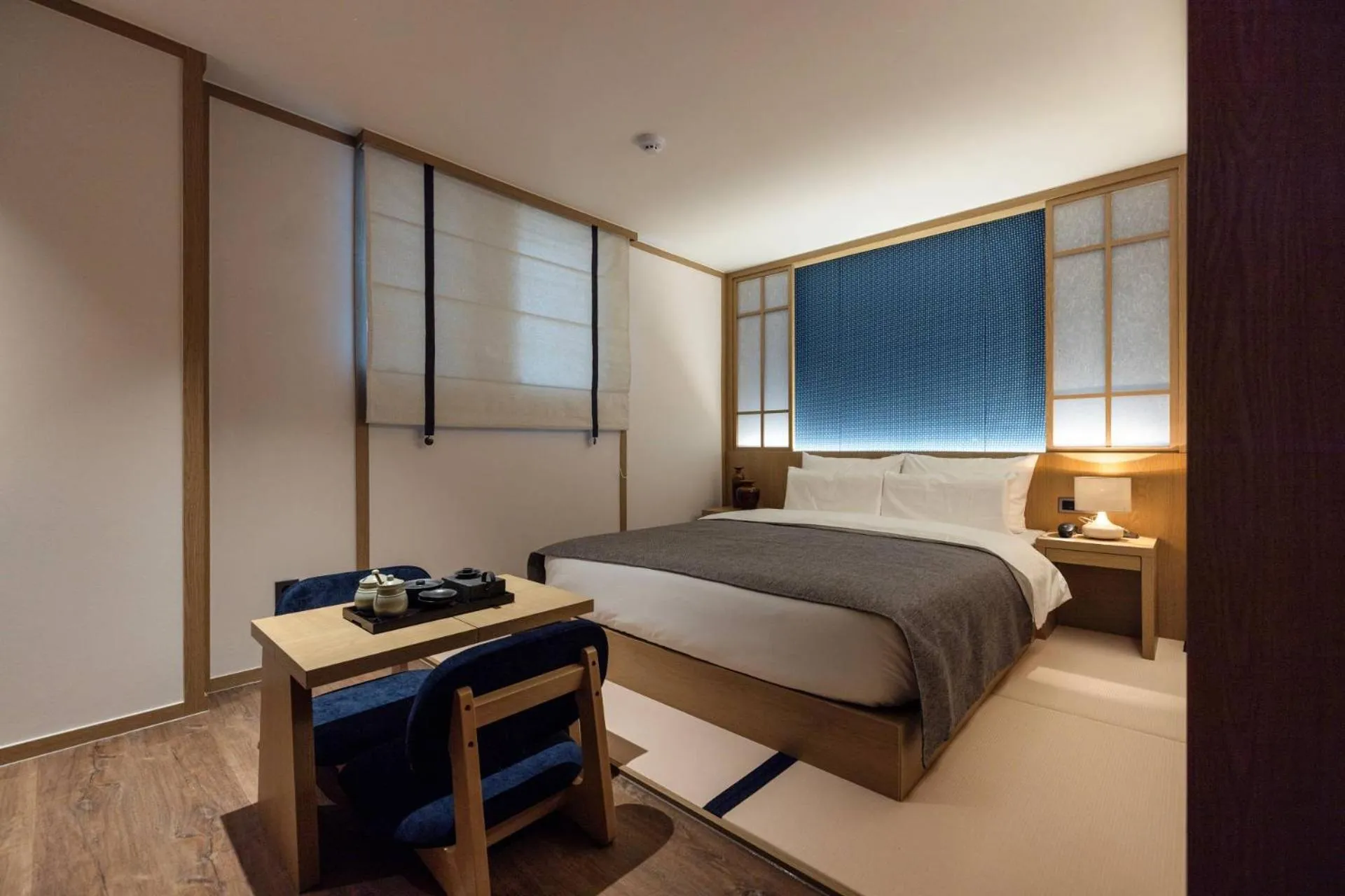 Bedroom, Bed in Anook Ryokan Hotel Ansan station