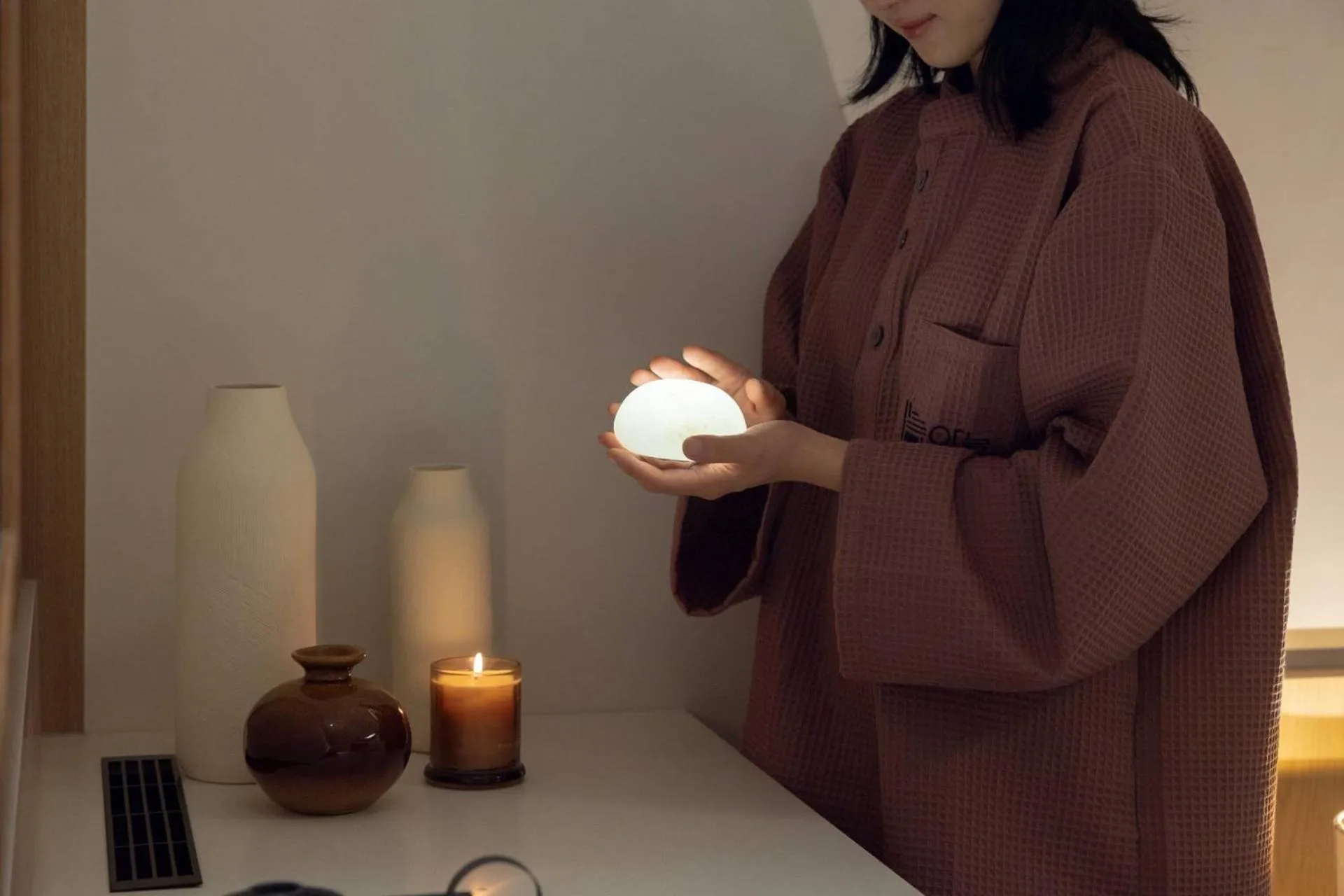 Decorative detail in Anook Ryokan Hotel Ansan station