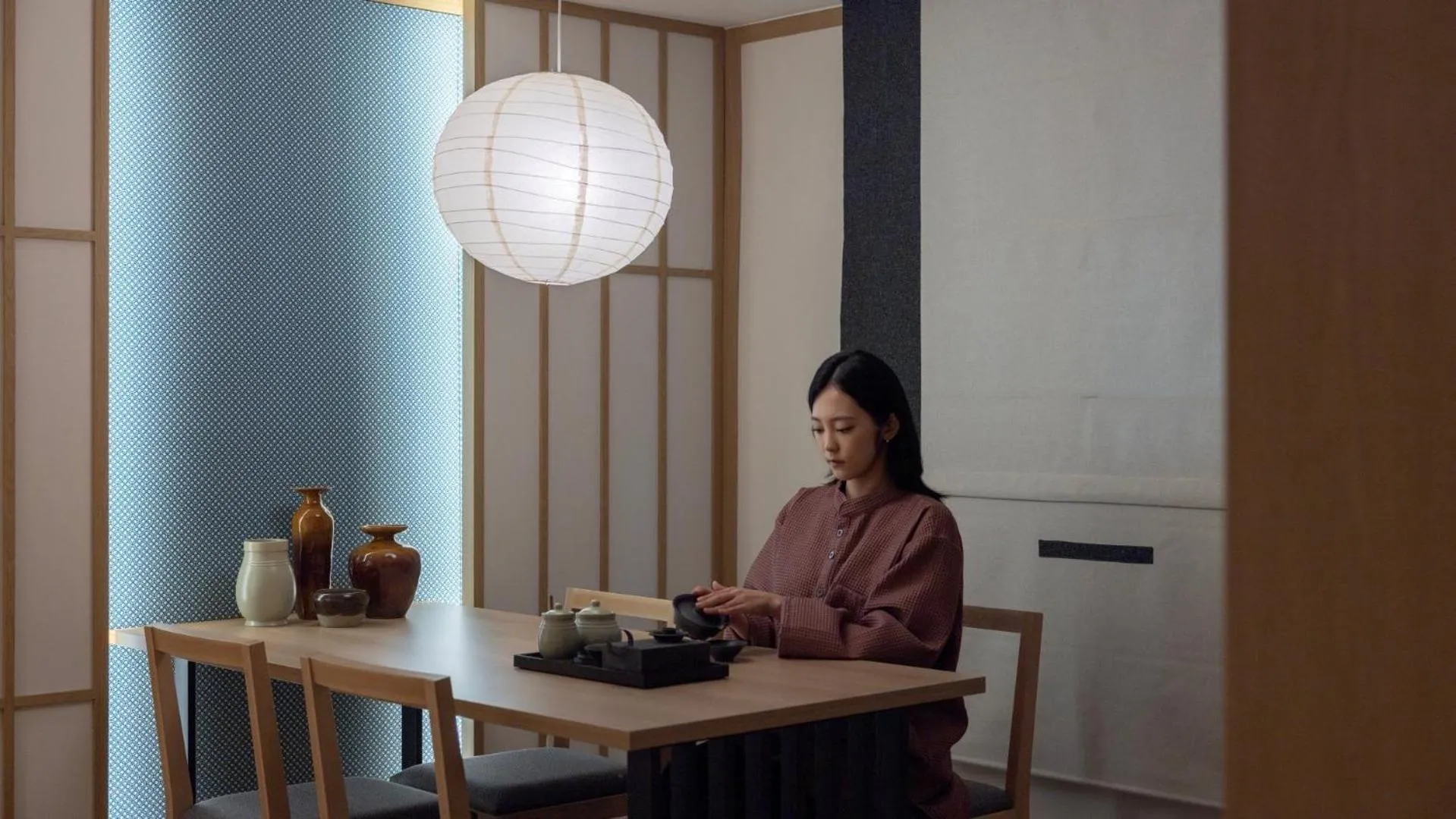 Dining area in Anook Ryokan Hotel Ansan station