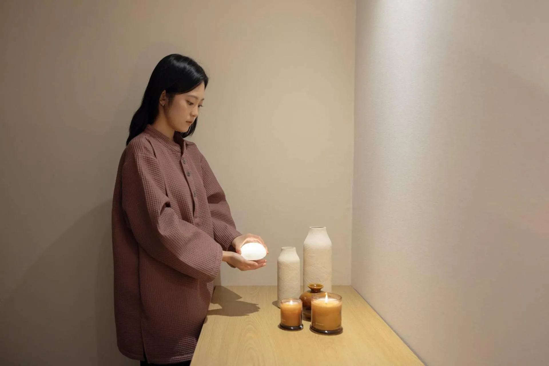 Decorative detail in Anook Ryokan Hotel Ansan station