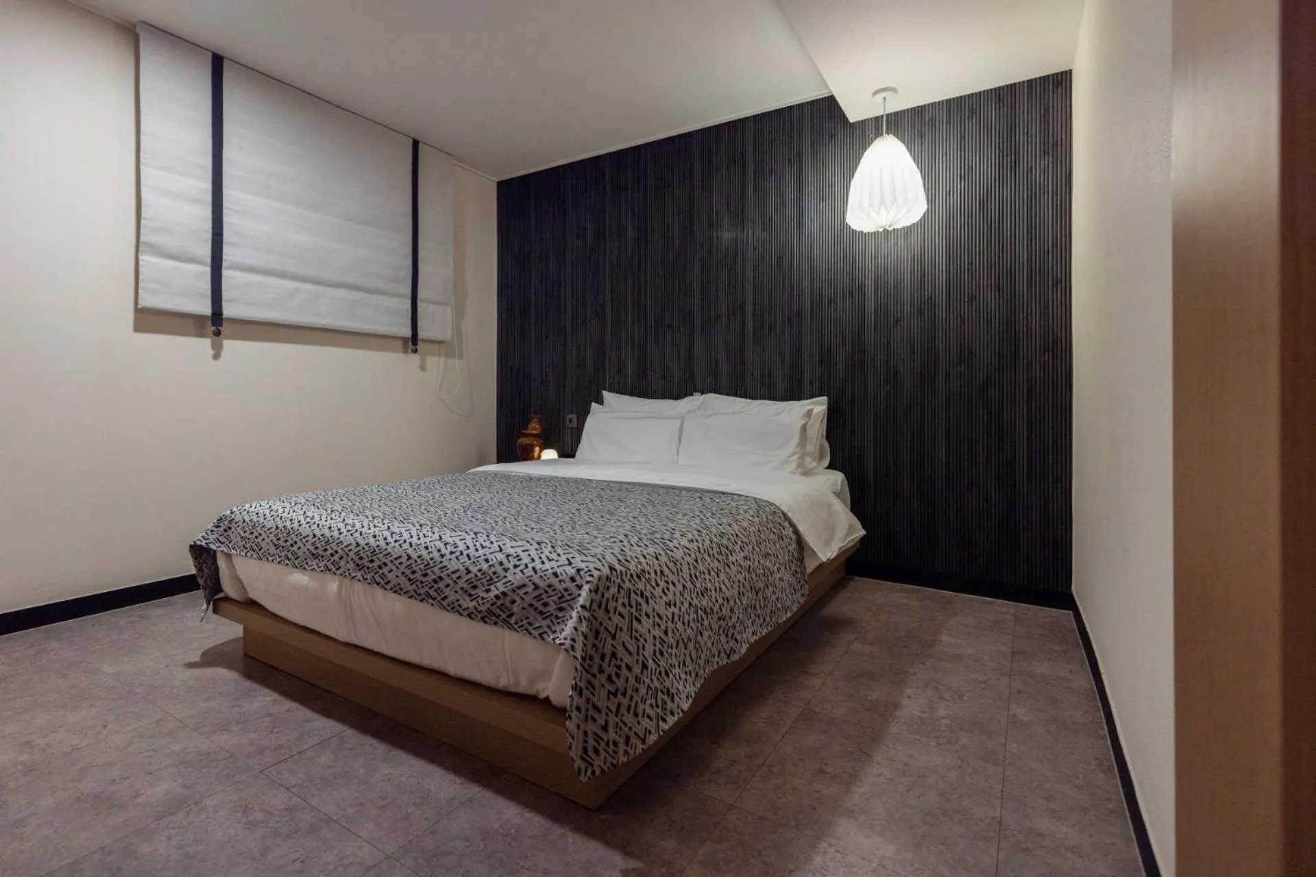 Bed in Anook Ryokan Hotel Ansan station