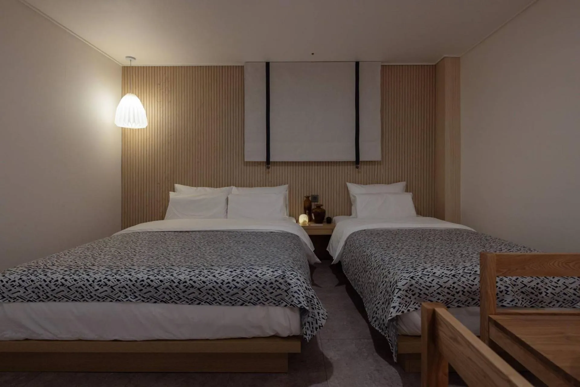 Bedroom, Bed in Anook Ryokan Hotel Ansan station