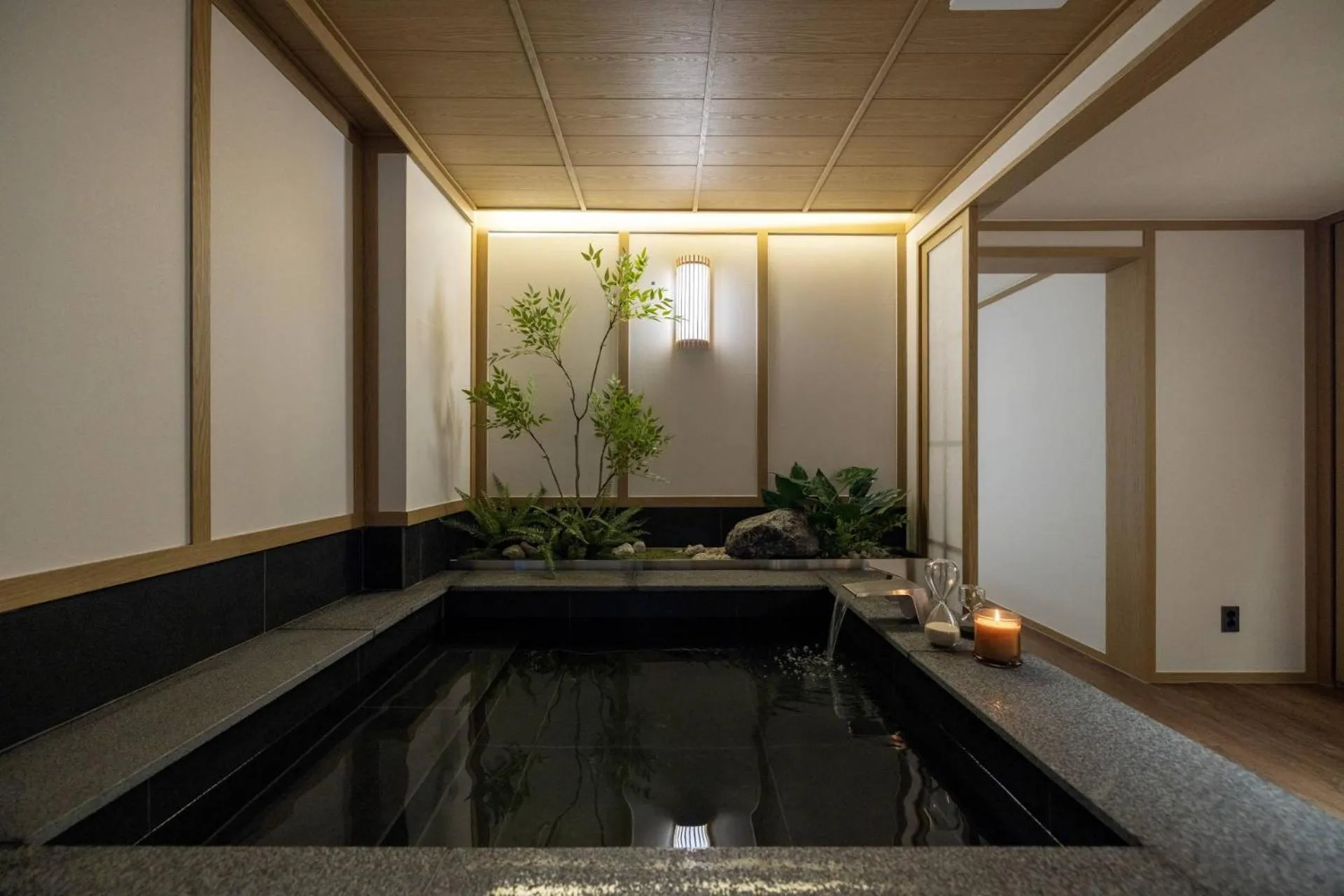 Bath in Anook Ryokan Hotel Ansan station