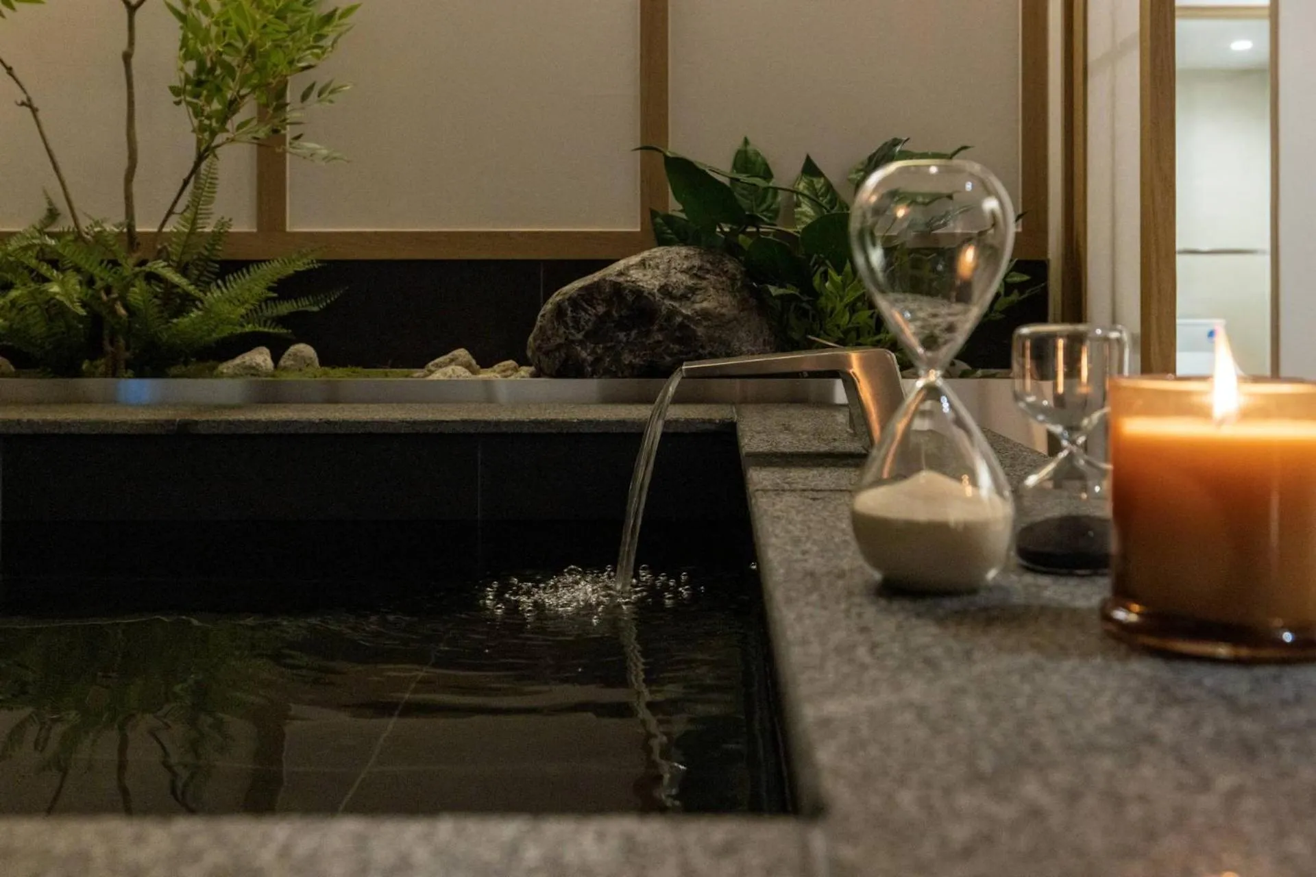Hot Tub in Anook Ryokan Hotel Ansan station