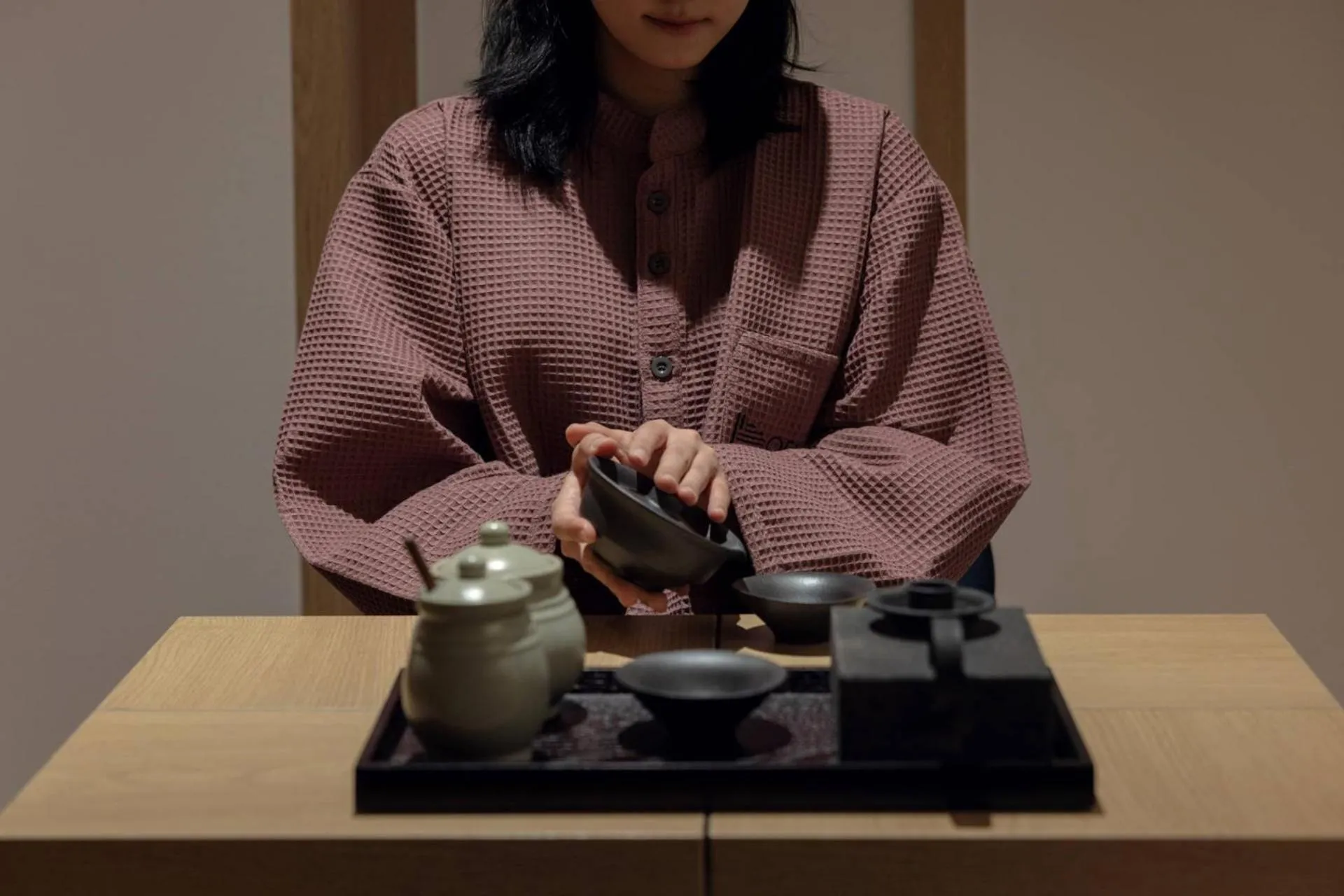 Decorative detail in Anook Ryokan Hotel Ansan station