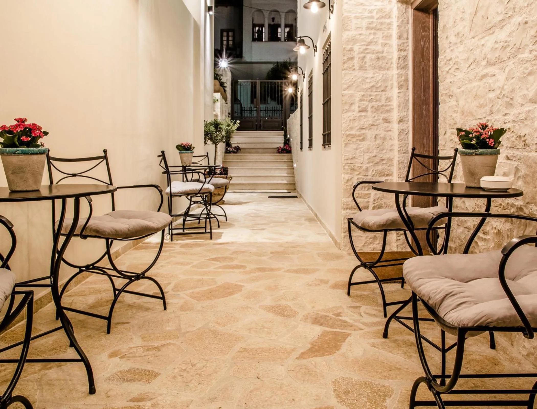 Patio in Its Kale Boutique Hotel