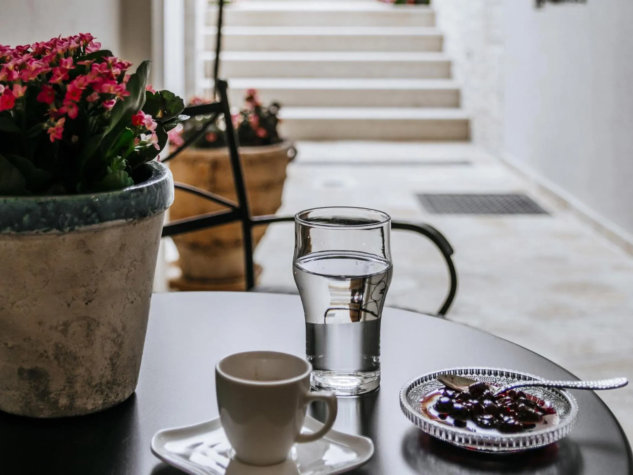 Patio in Its Kale Boutique Hotel