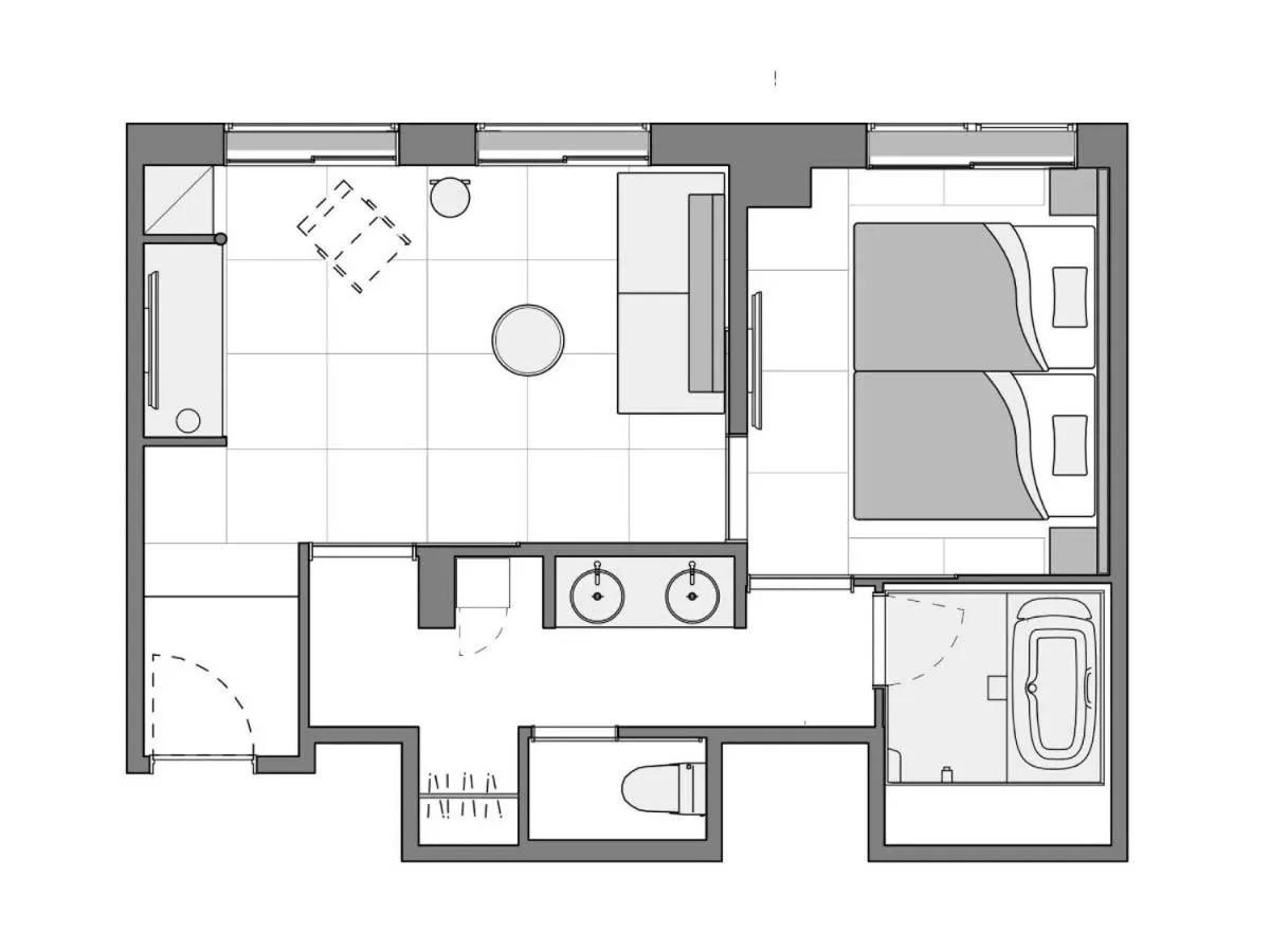 Floor plan in yugen kyoto shijo