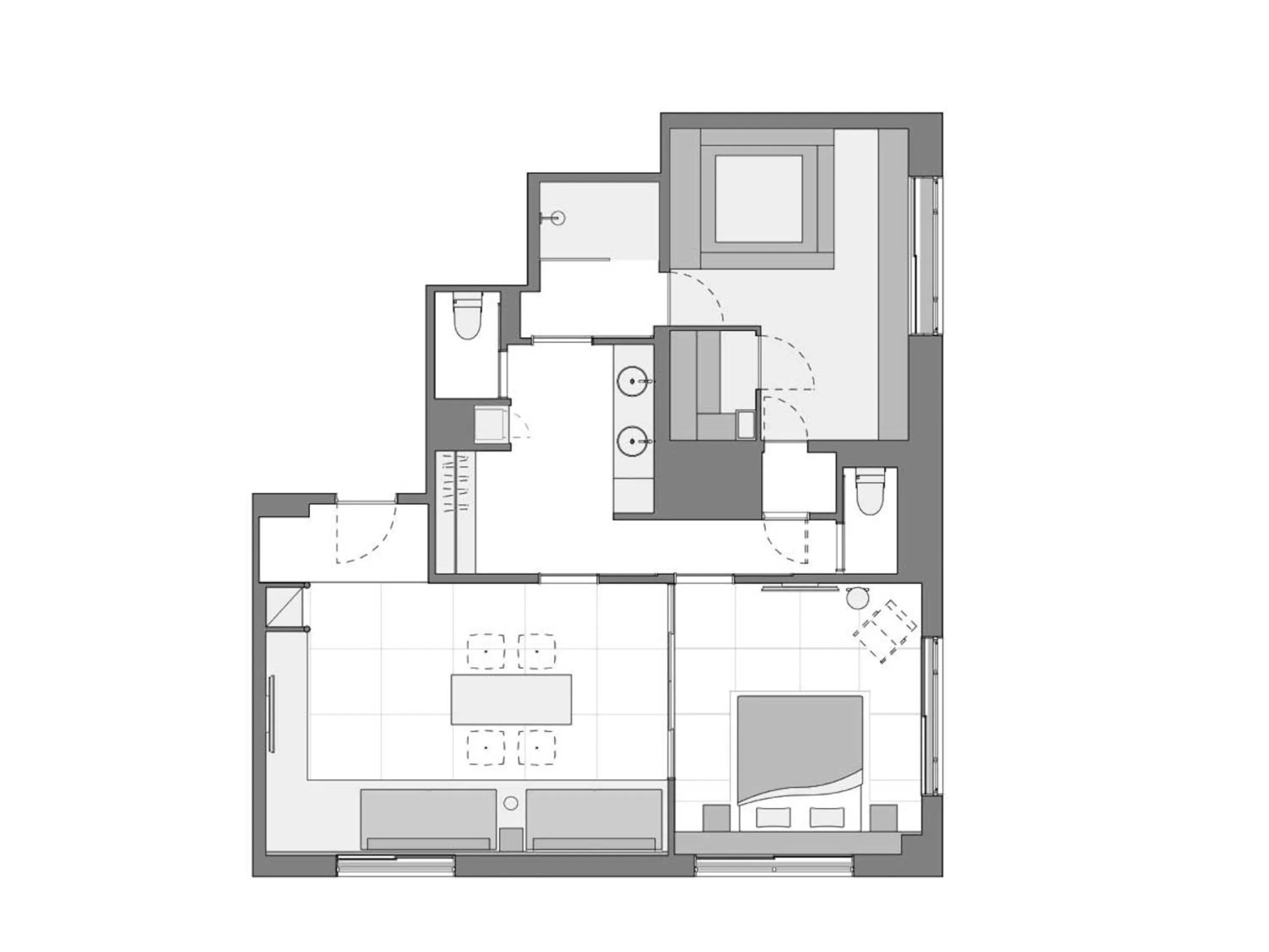 Photo of the whole room in yugen kyoto shijo