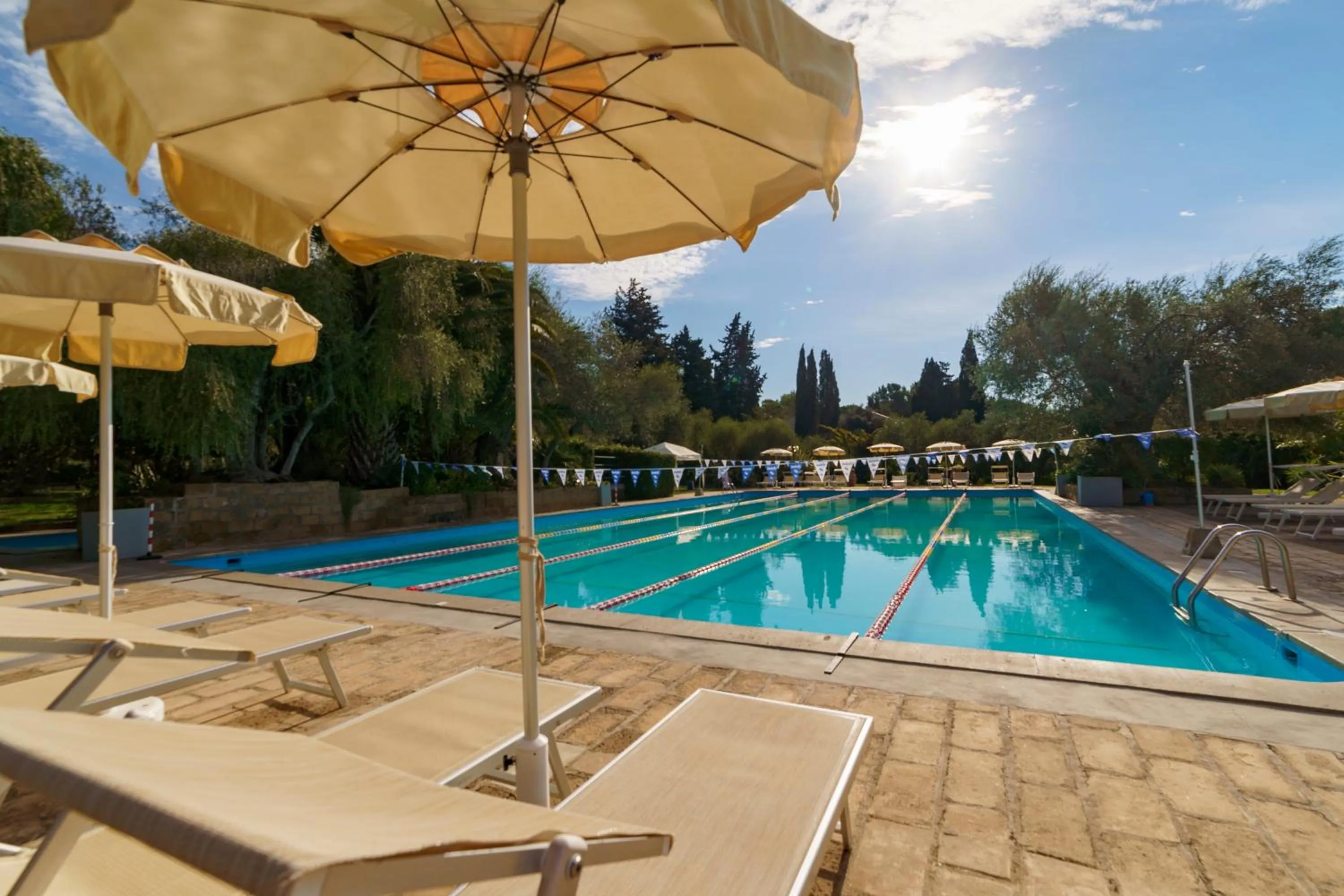 Pool view in Residence Solemaremma