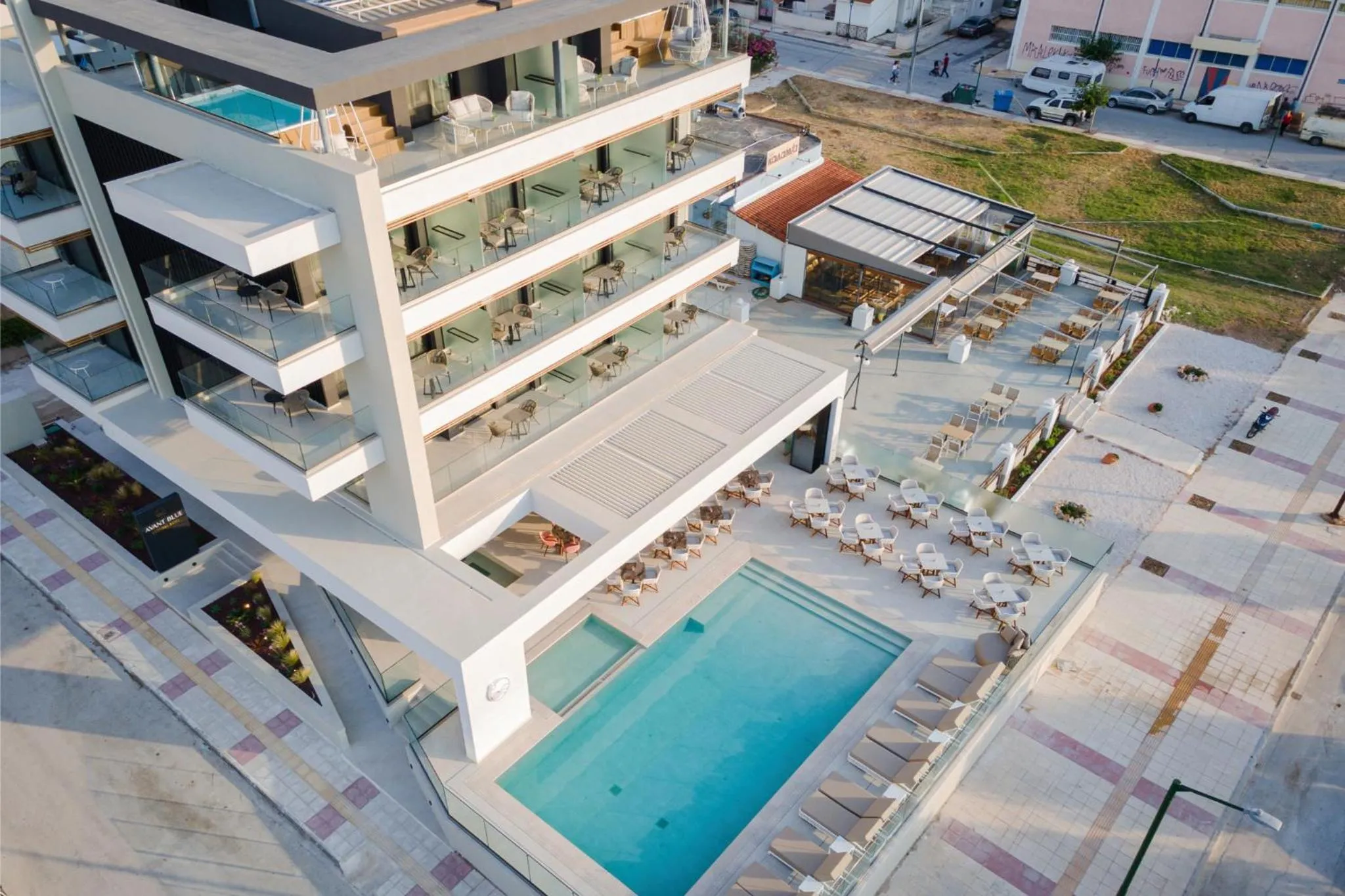 Property building in Avant Blue Boutique Hotel