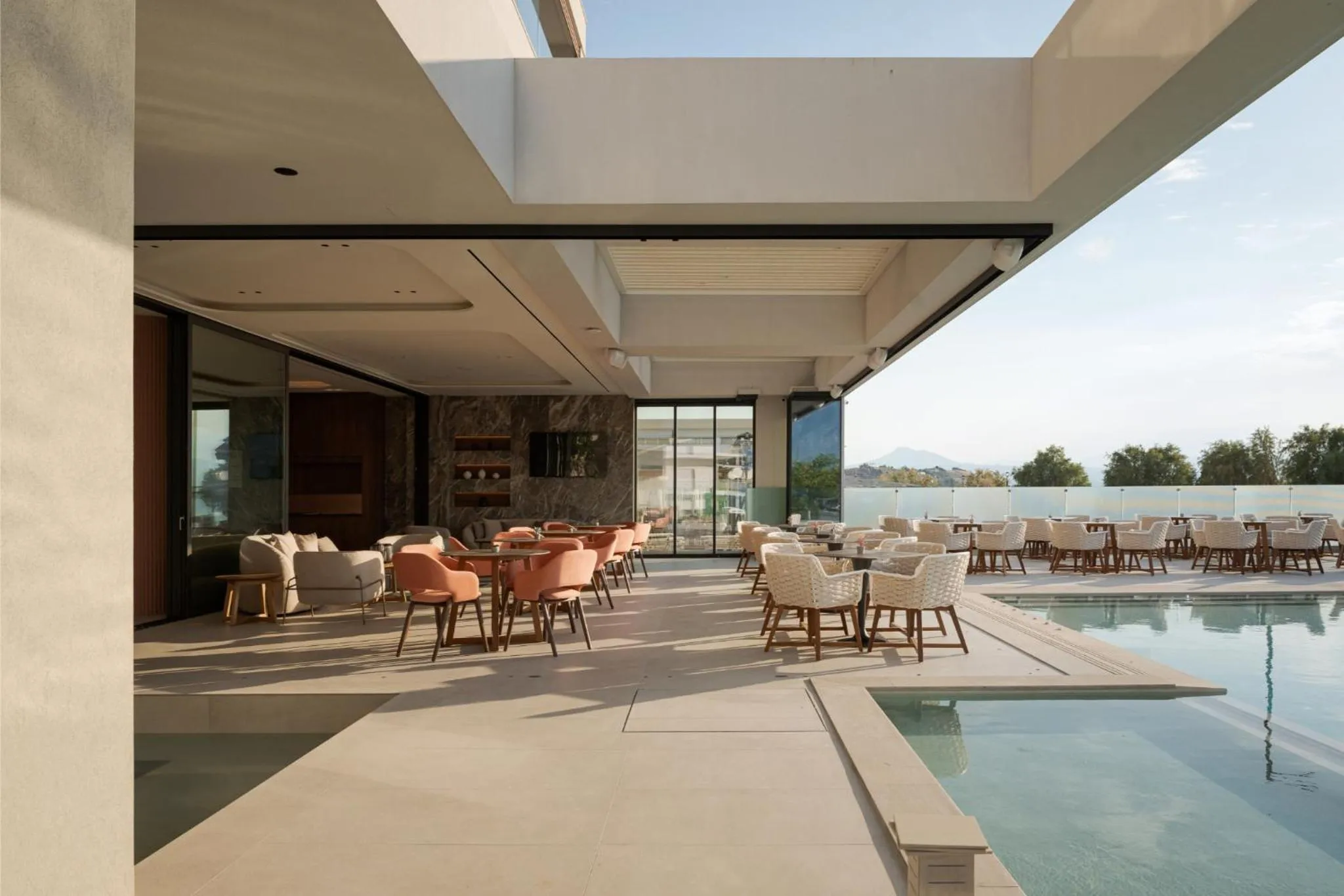 Patio in Avant Blue Boutique Hotel