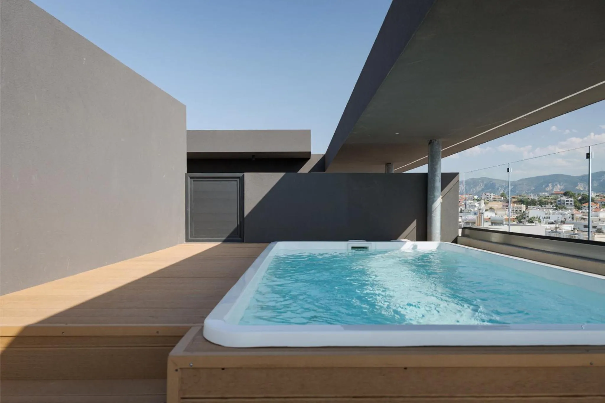 Pool view in Avant Blue Boutique Hotel