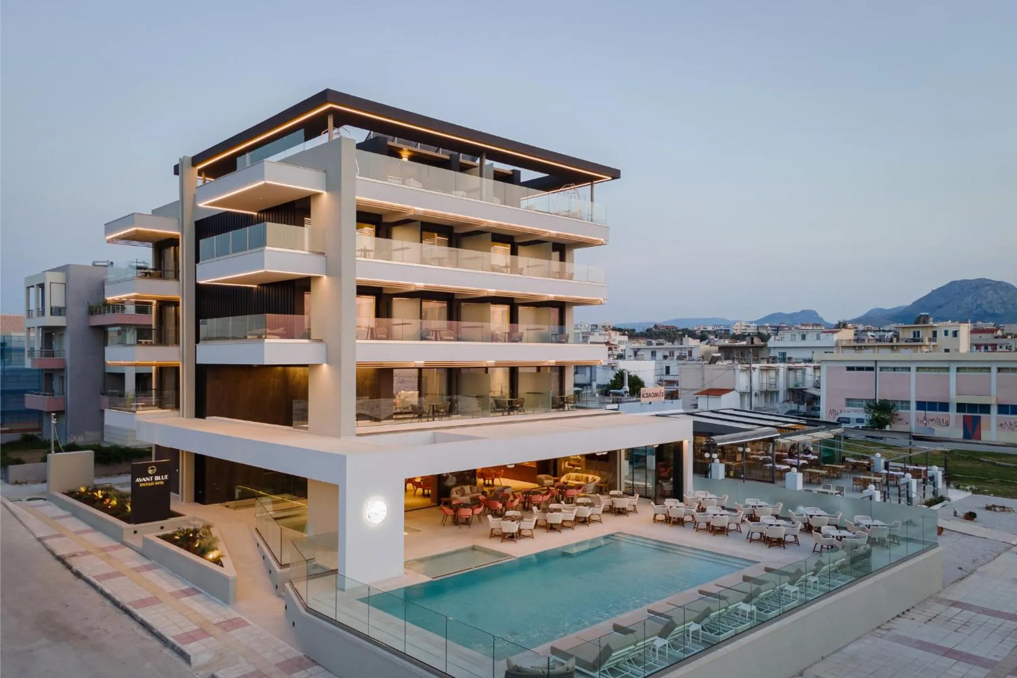 Property building in Avant Blue Boutique Hotel