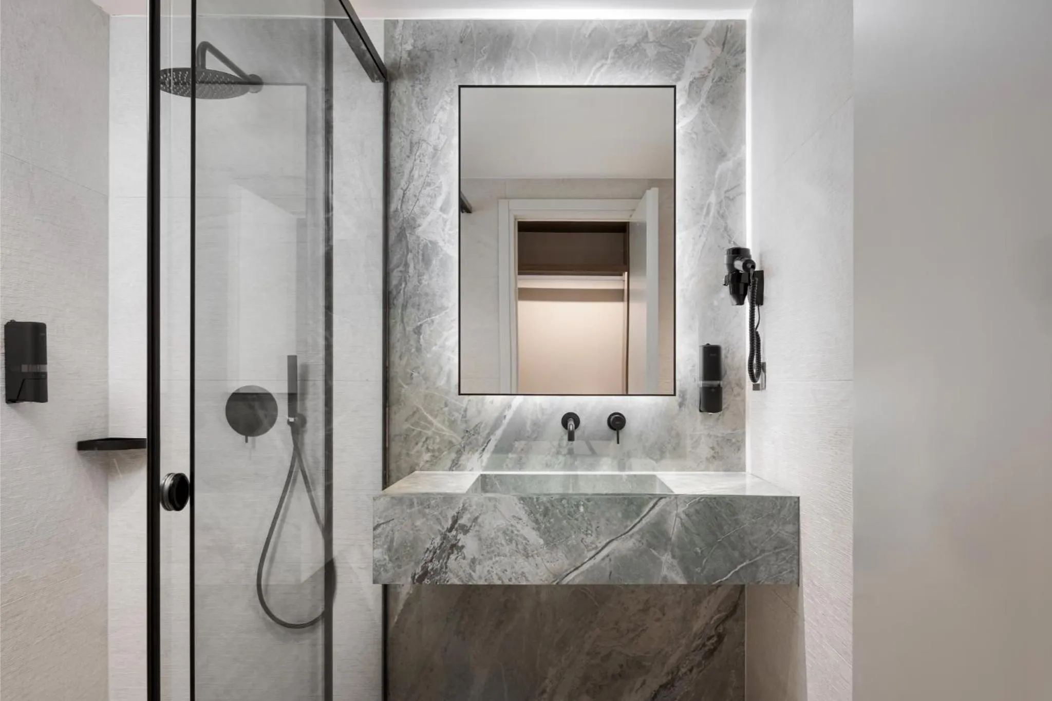 Shower in Avant Blue Boutique Hotel