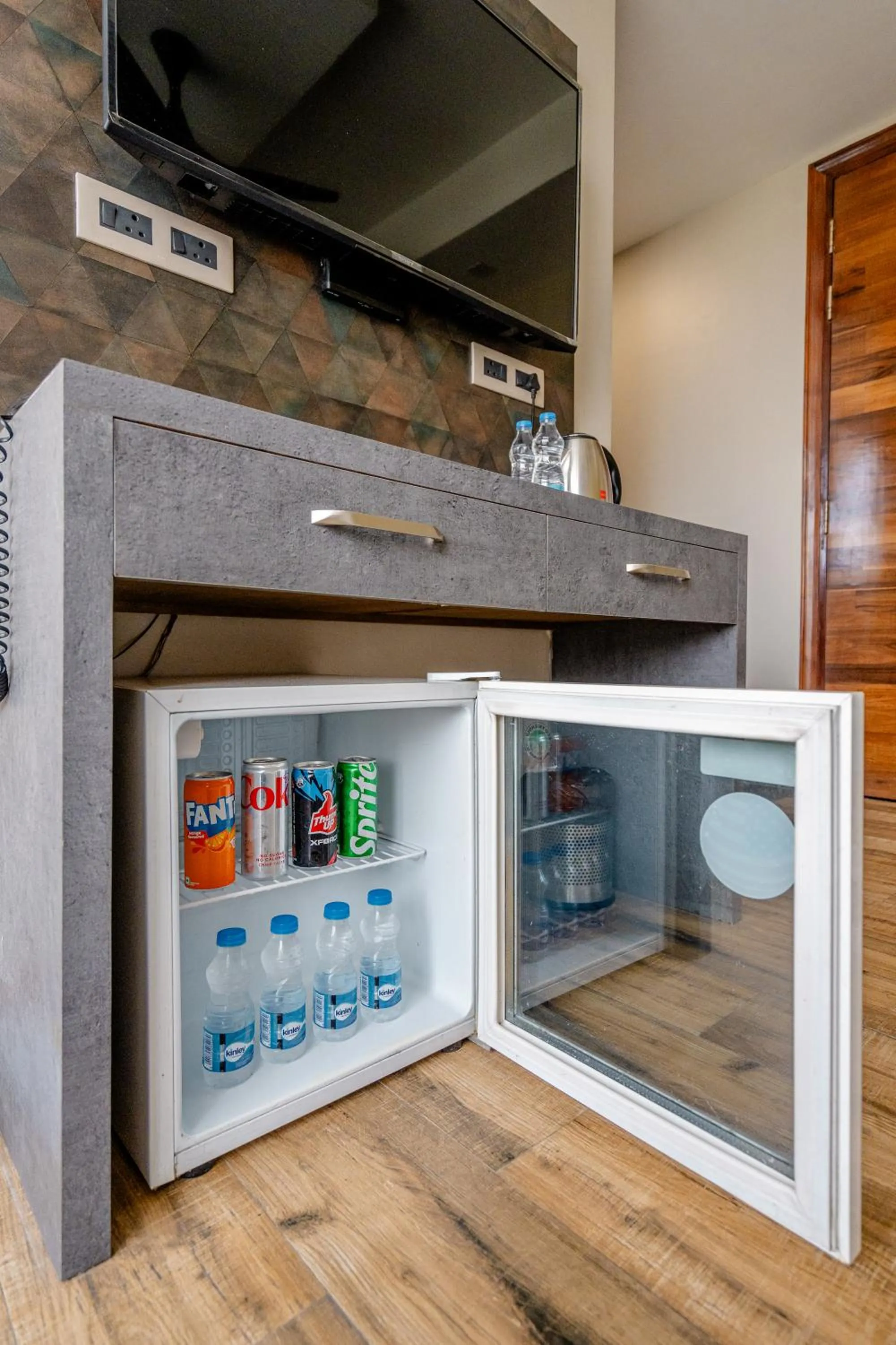 minibar in Lime Tree Hotel - Near Medanta Hospital