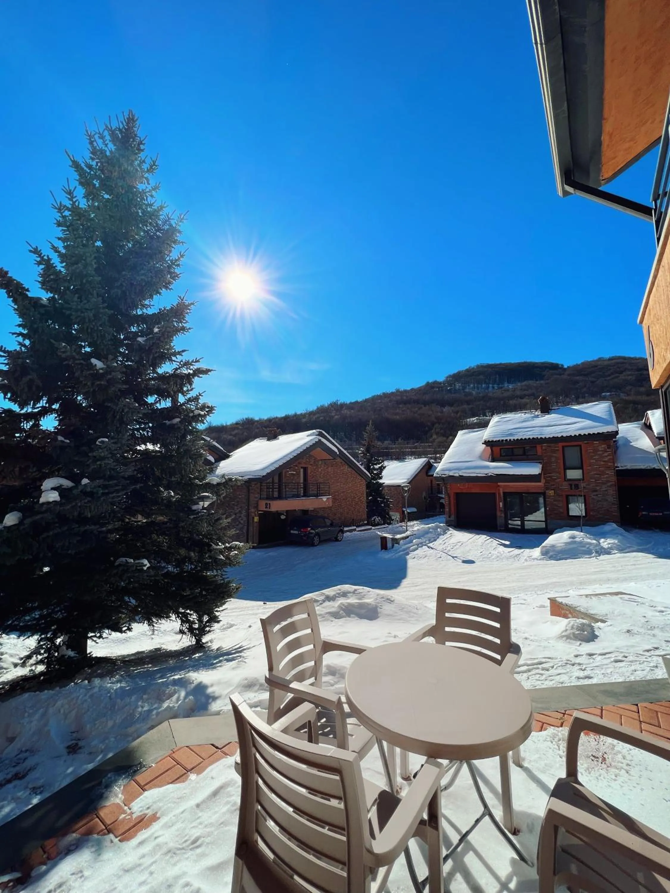 Patio in Teghenis Resort