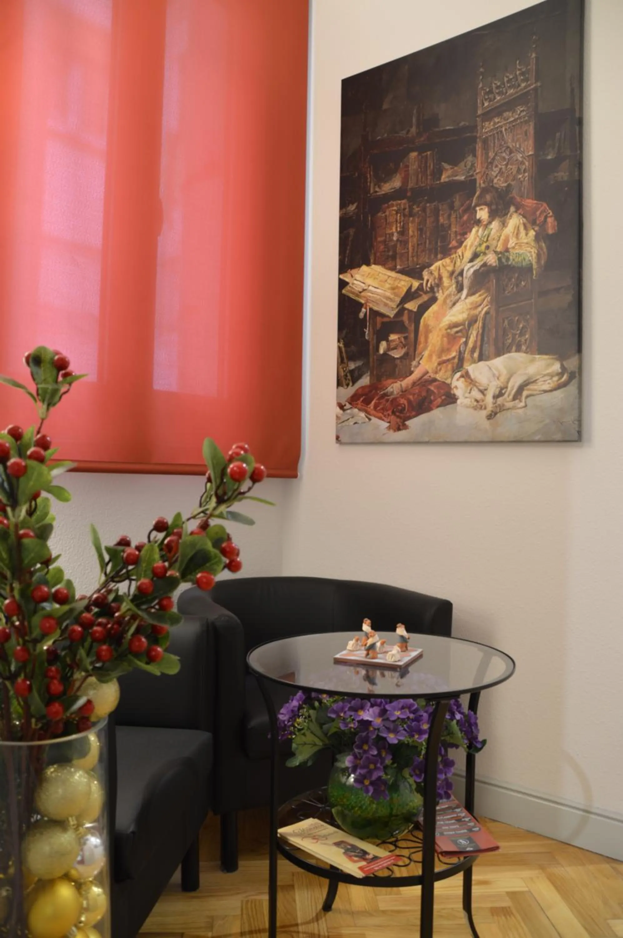 Seating area in Hostal Aresol