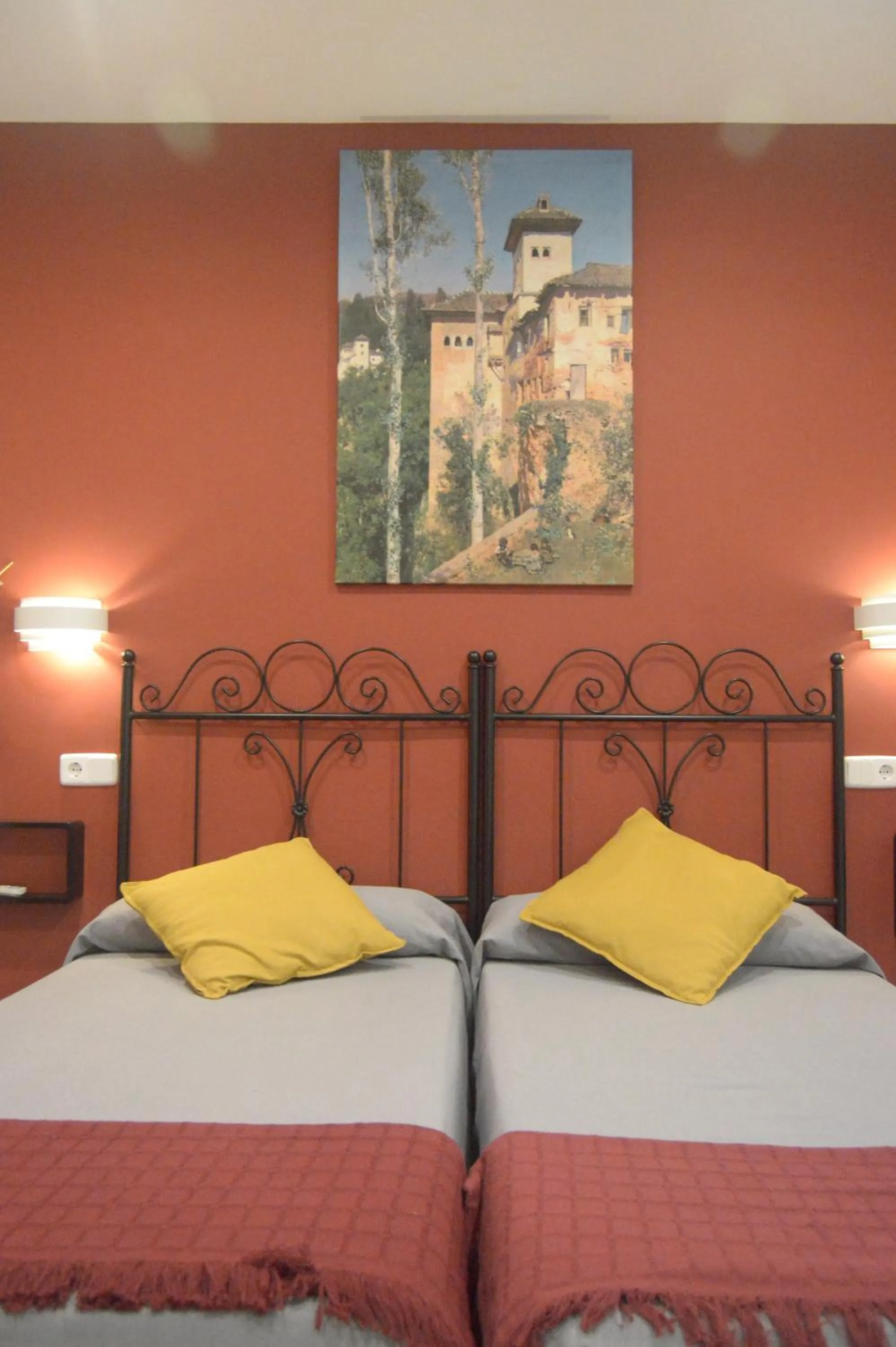 Bed in Hostal Aresol
