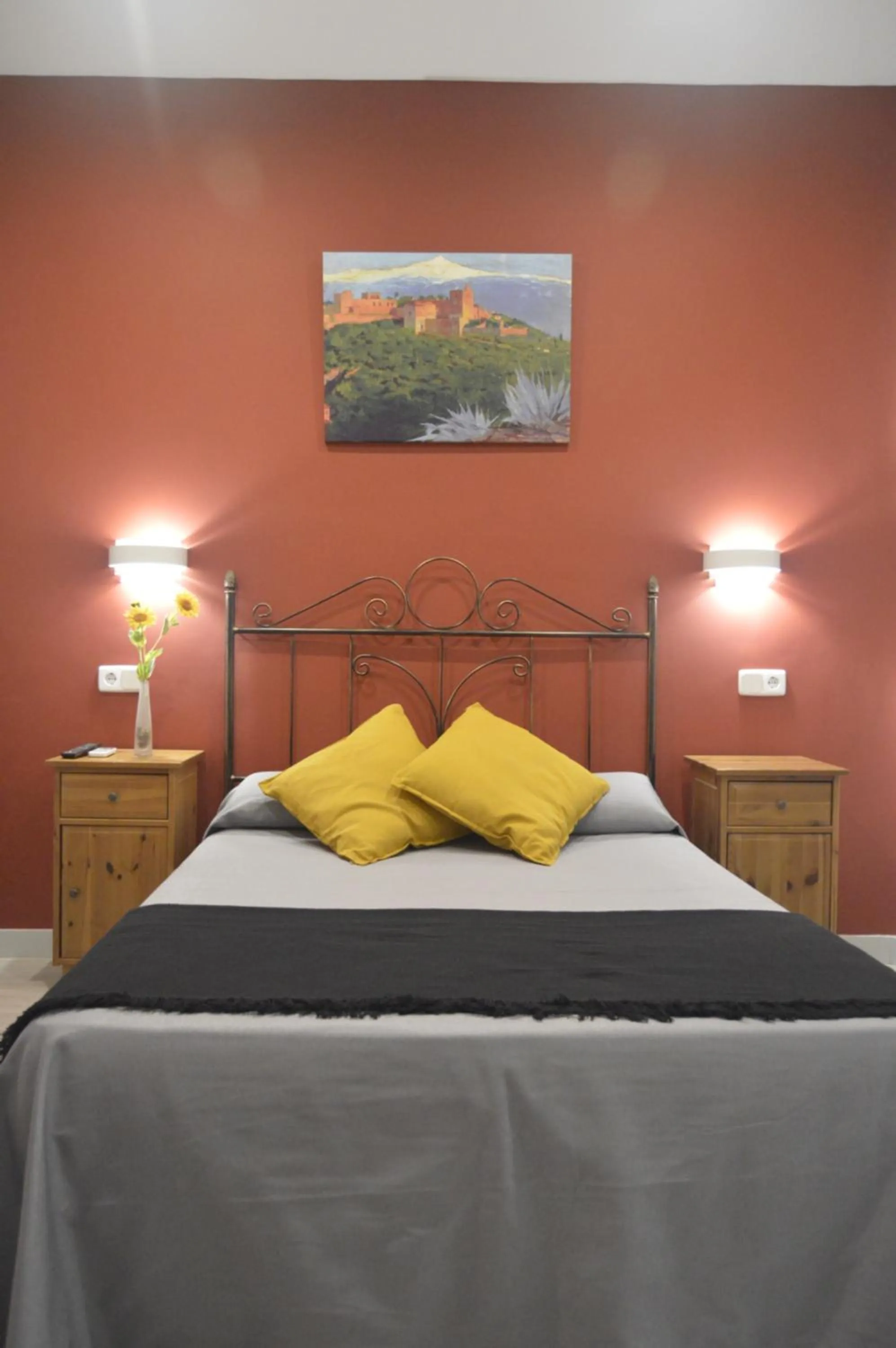 Bed in Hostal Aresol