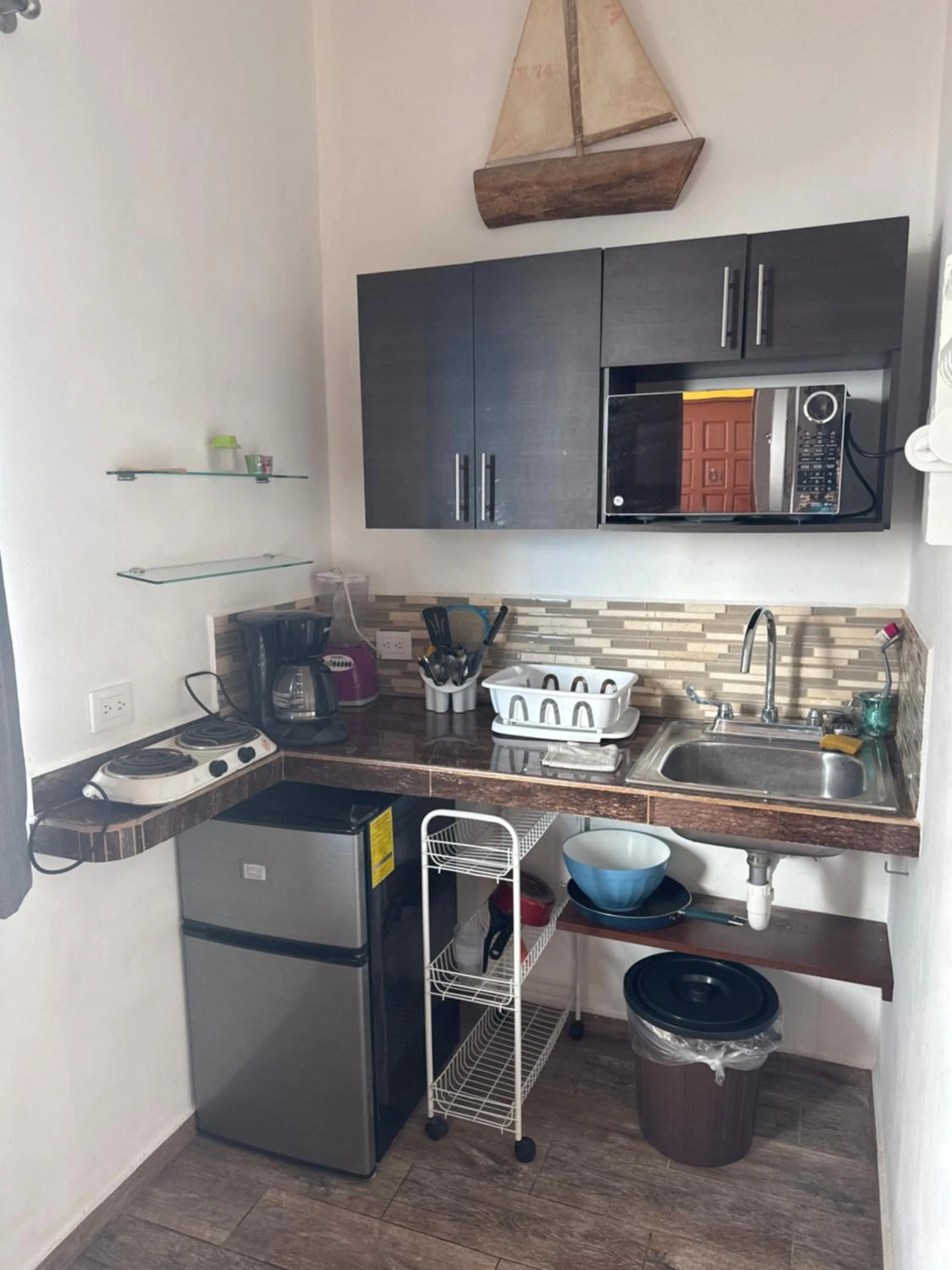 Kitchen or kitchenette in Casa Velero Puerto Morelos