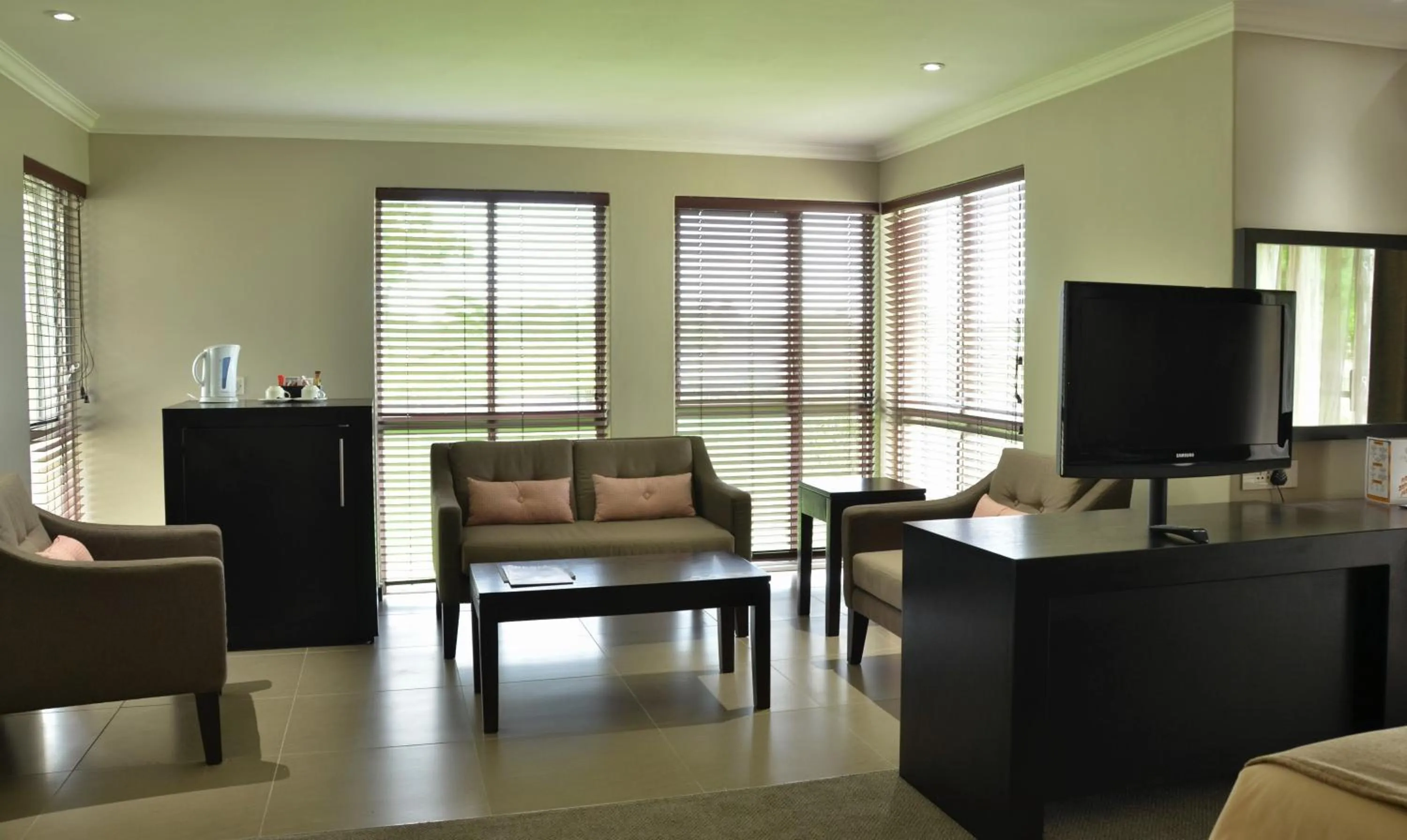 Seating area in Cresta Riley's Hotel