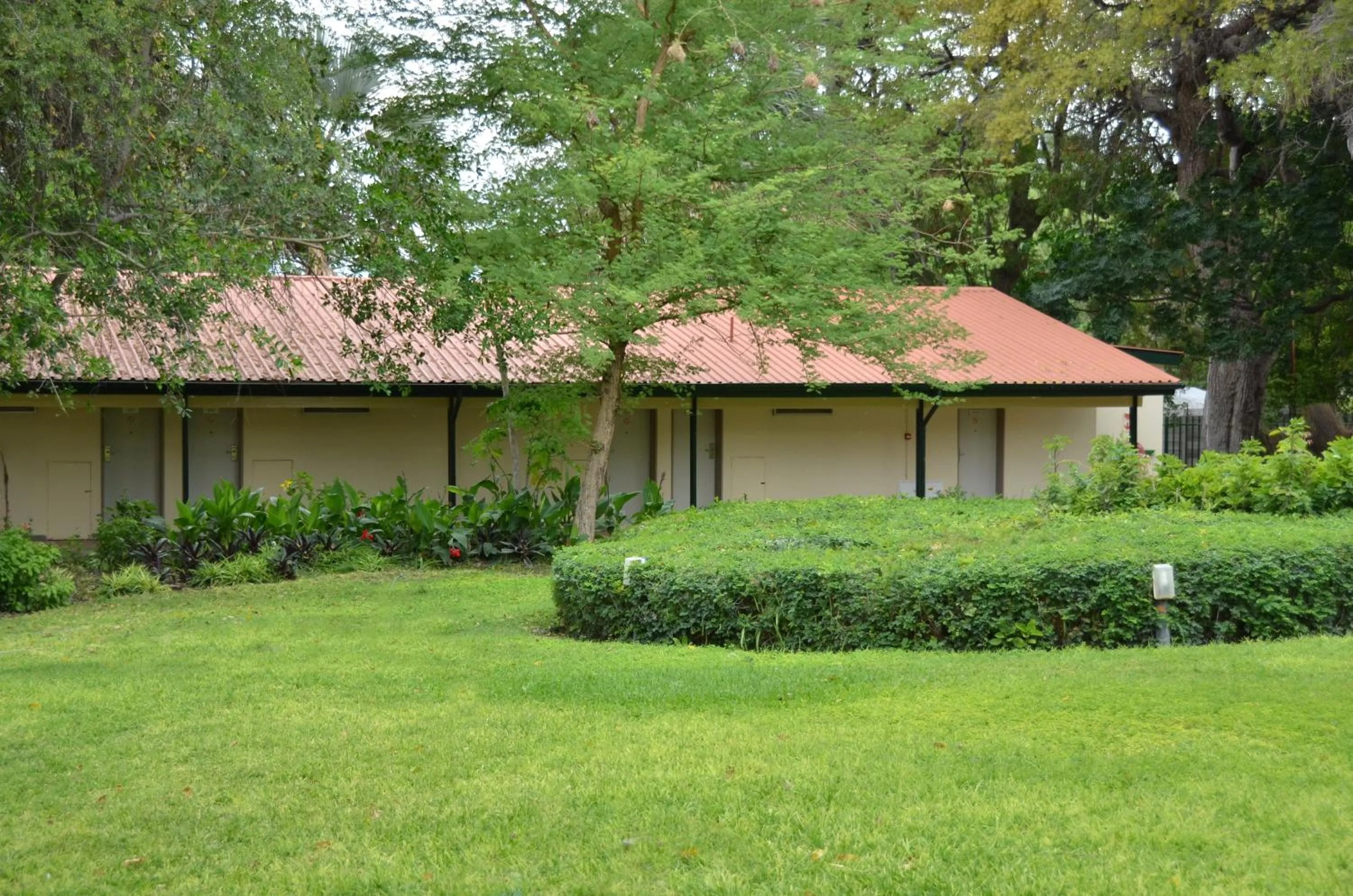 Garden view in Cresta Riley's Hotel