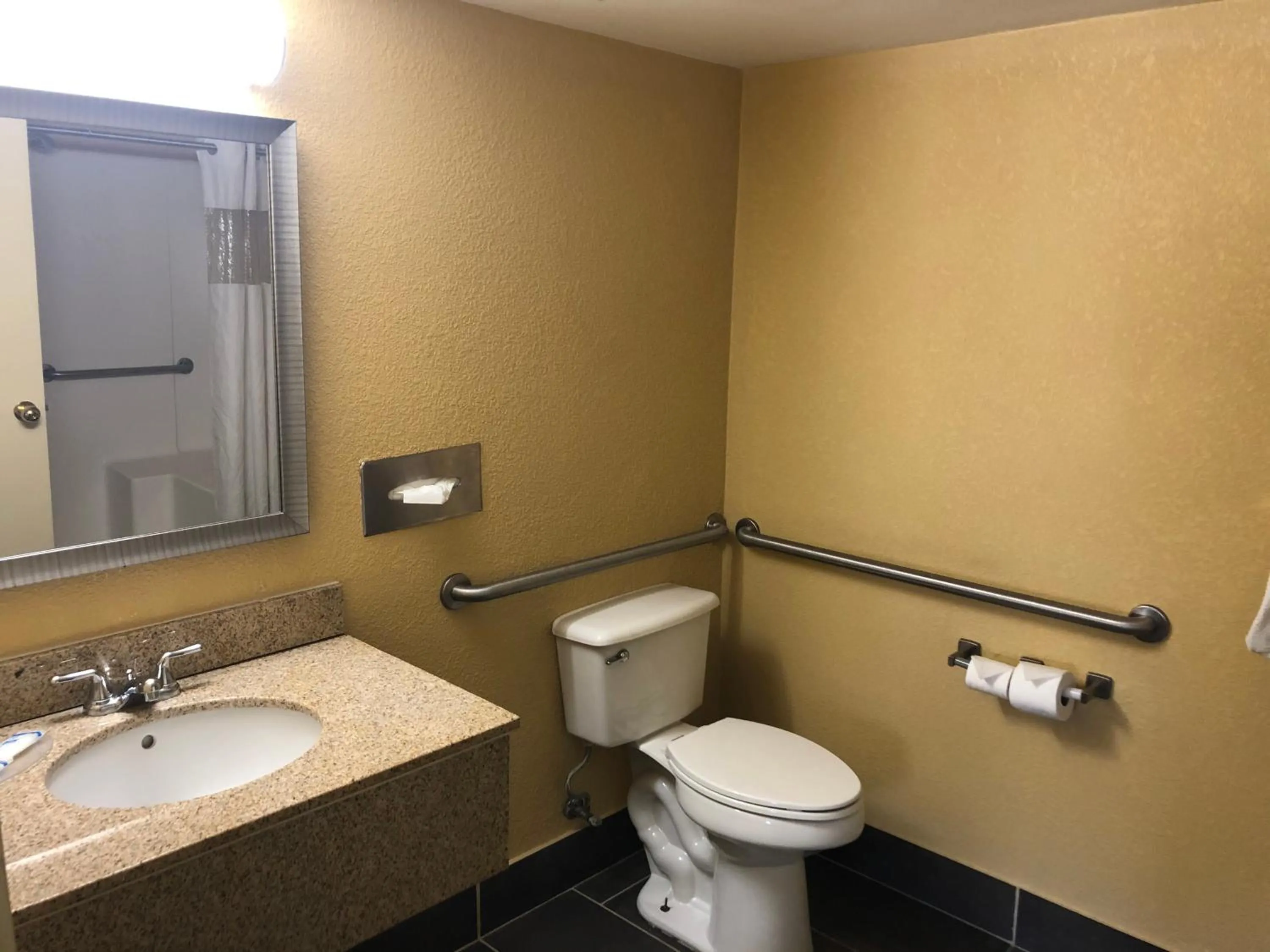 Bathroom in Rodeway Inn Joint Base Andrews Area