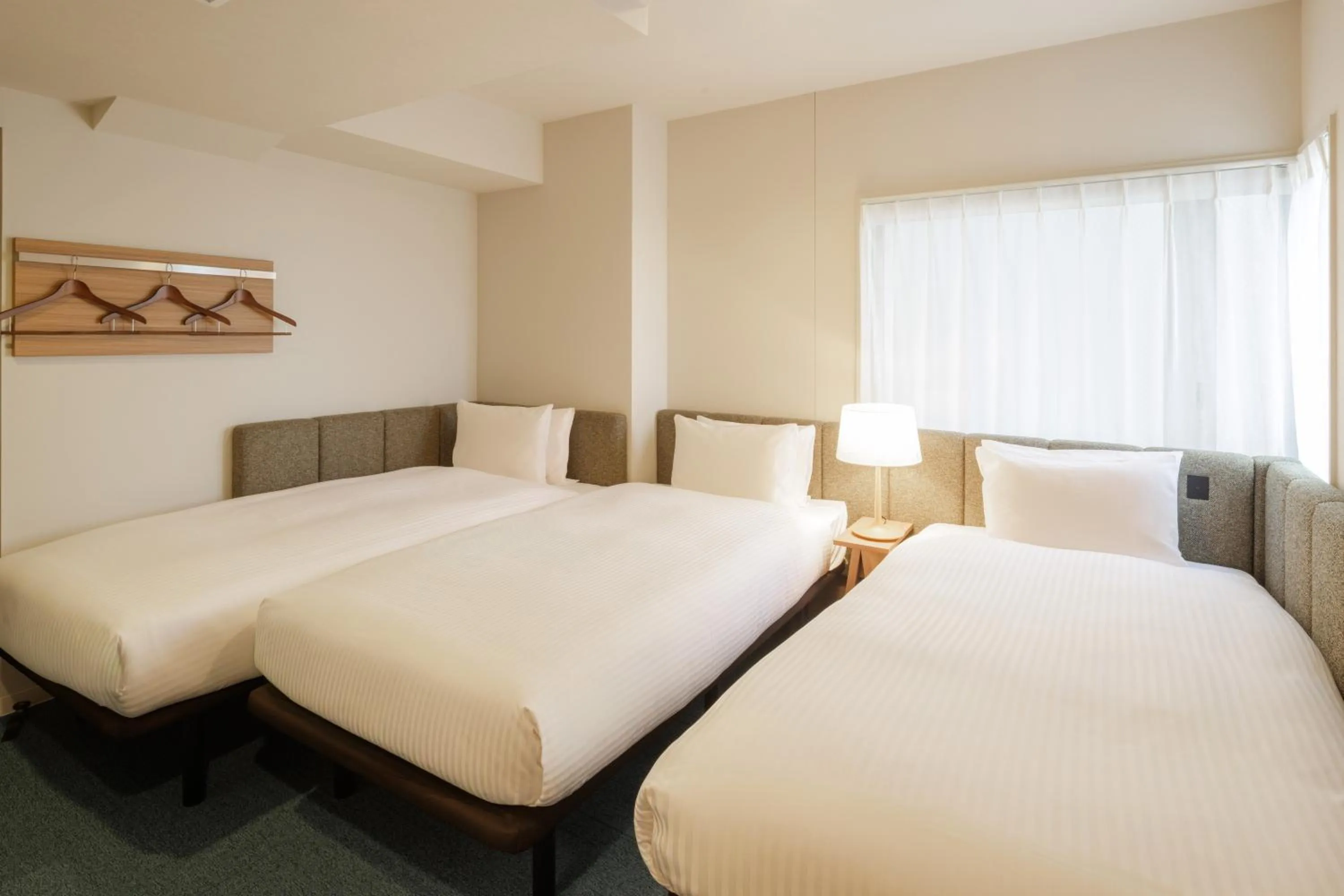 Photo of the whole room, Bed in HOTEL AMANEK Asakusa Sakurabashi