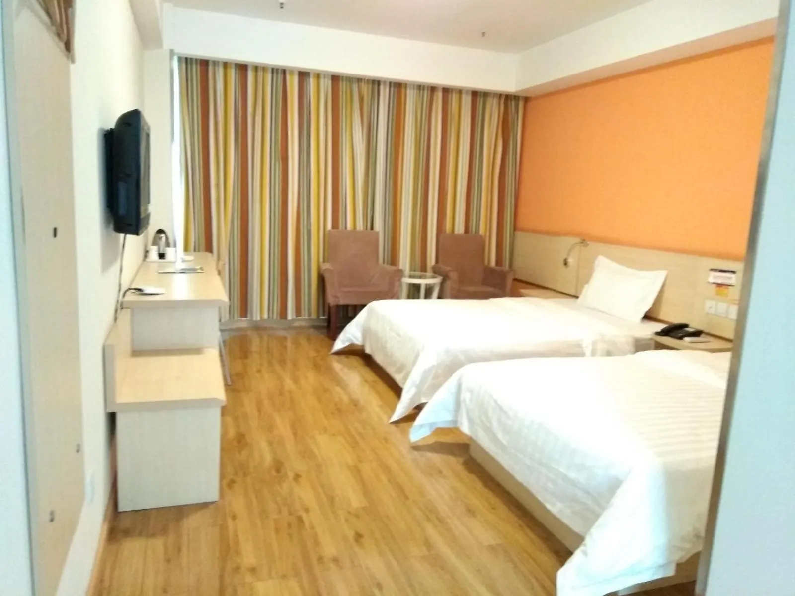 Bed in 7Days Inn Chongqing Wanzhou District Gaosun Pond Chongbai