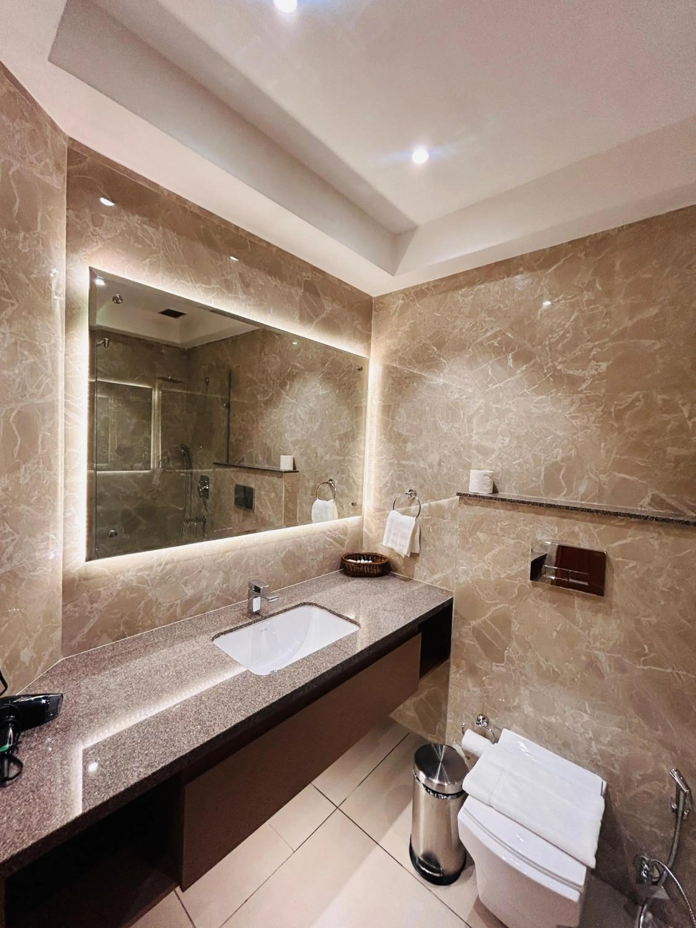 Toilet in Hotel Kamal Palace