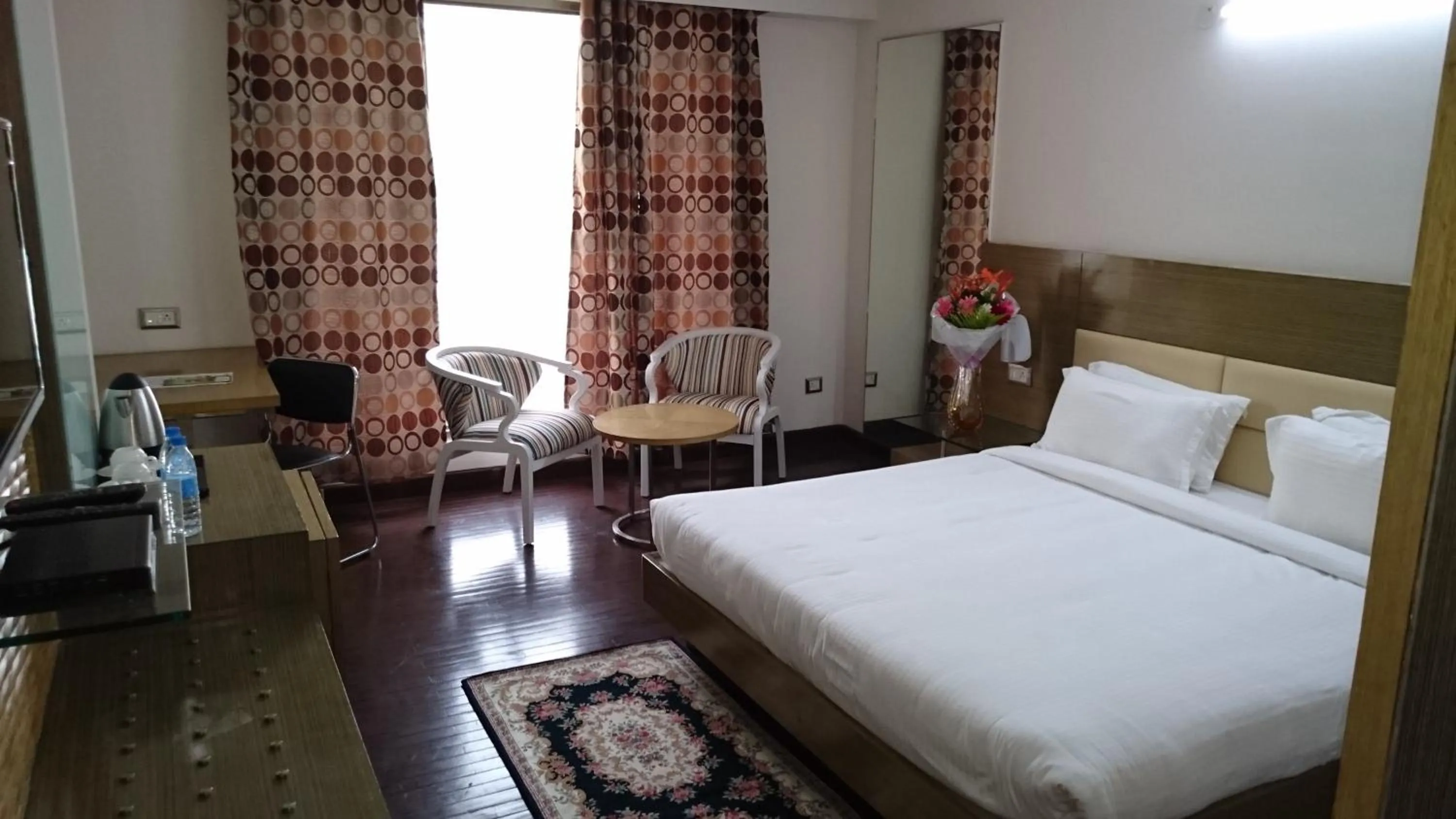 Bed in Rosewood International Hotel