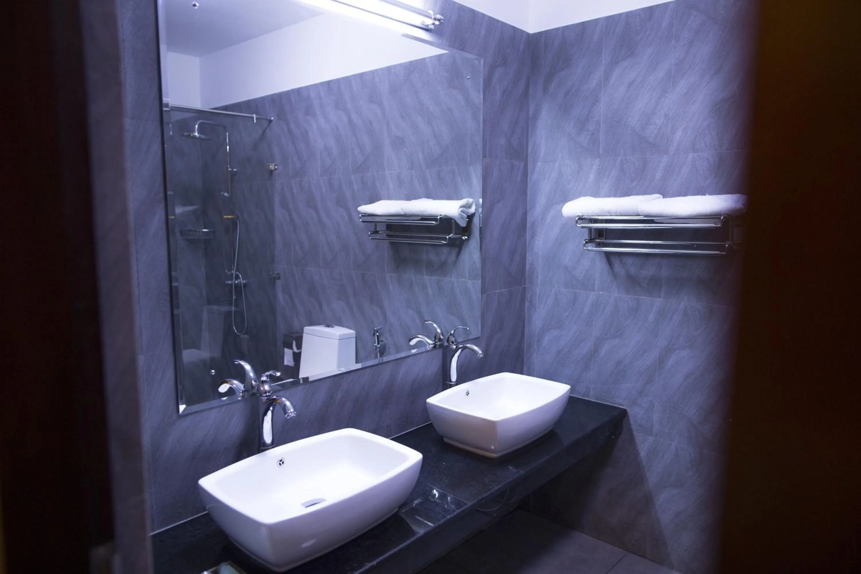 Toilet in Grand Tamarind Lake