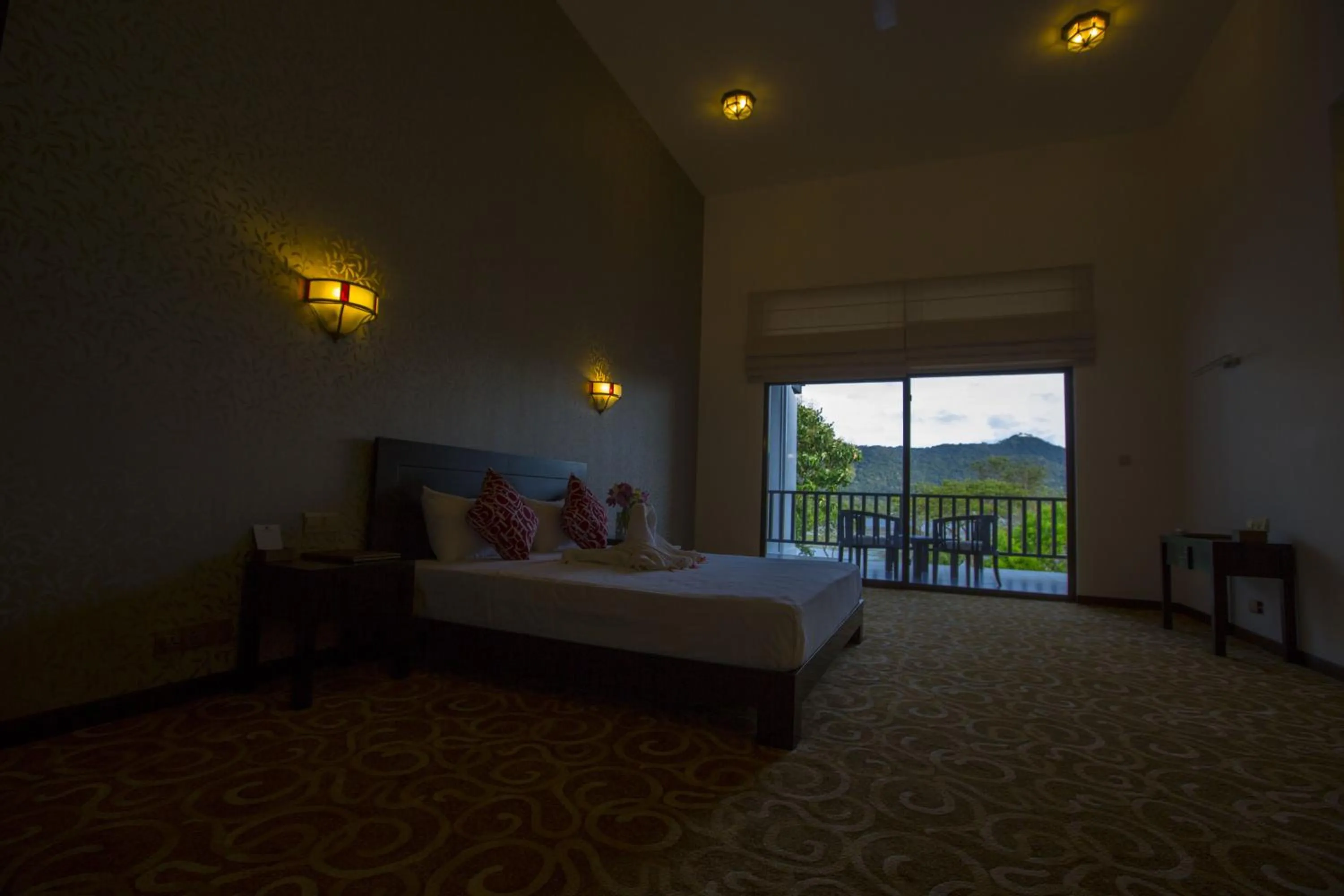 Bed in Grand Tamarind Lake