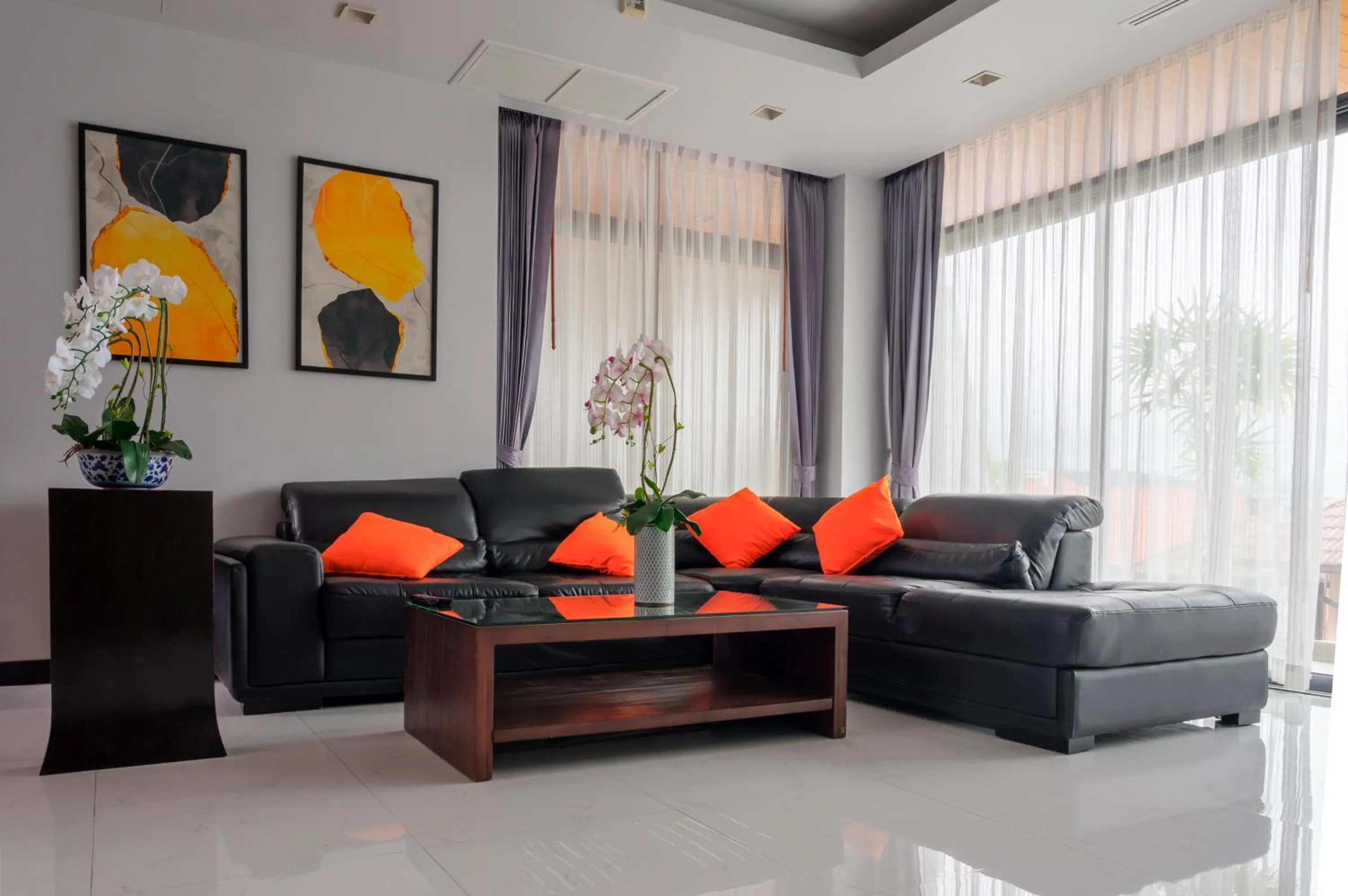 Living room in AQUA Villa Rawai