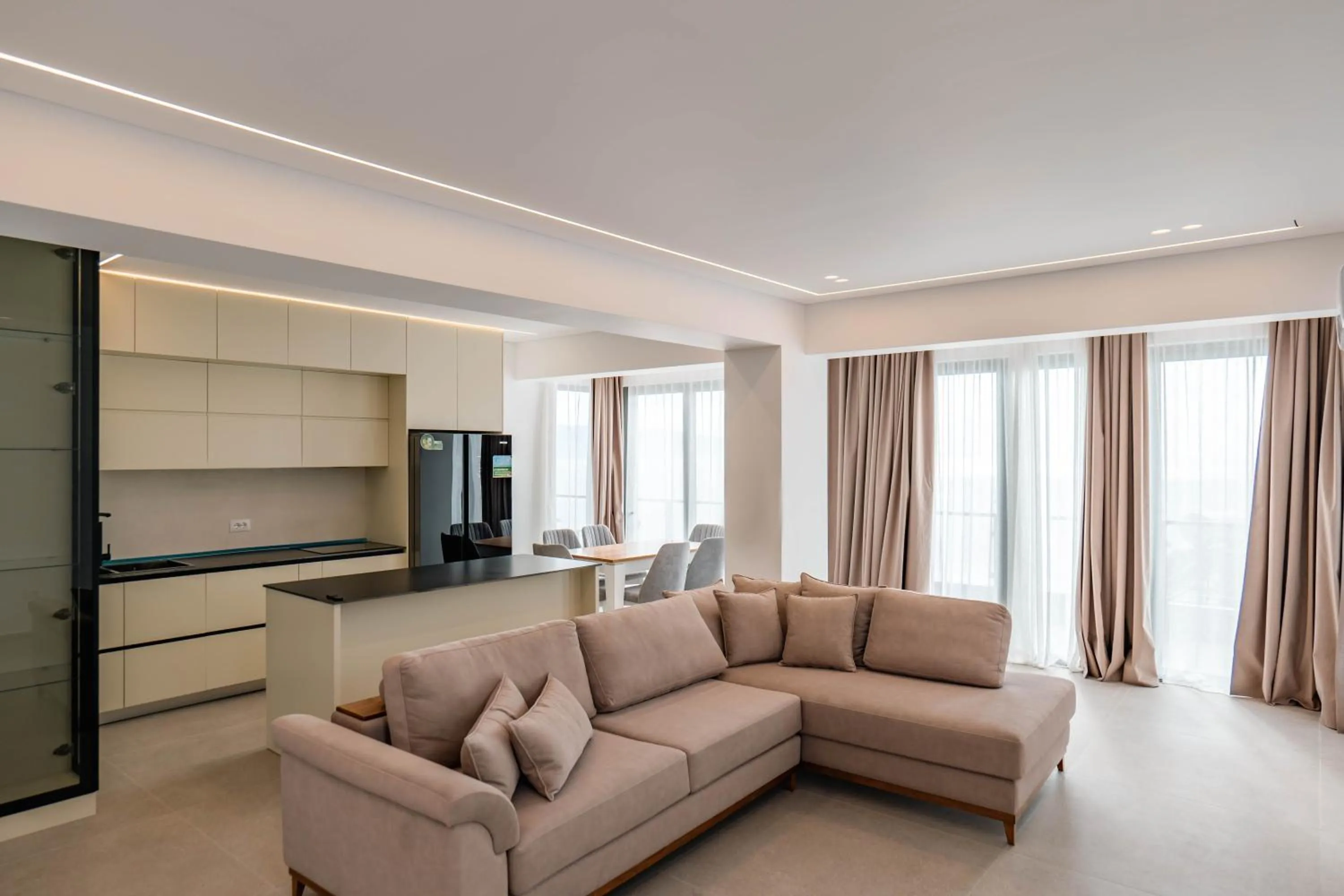 Kitchen or kitchenette in StarLight Apartments 2