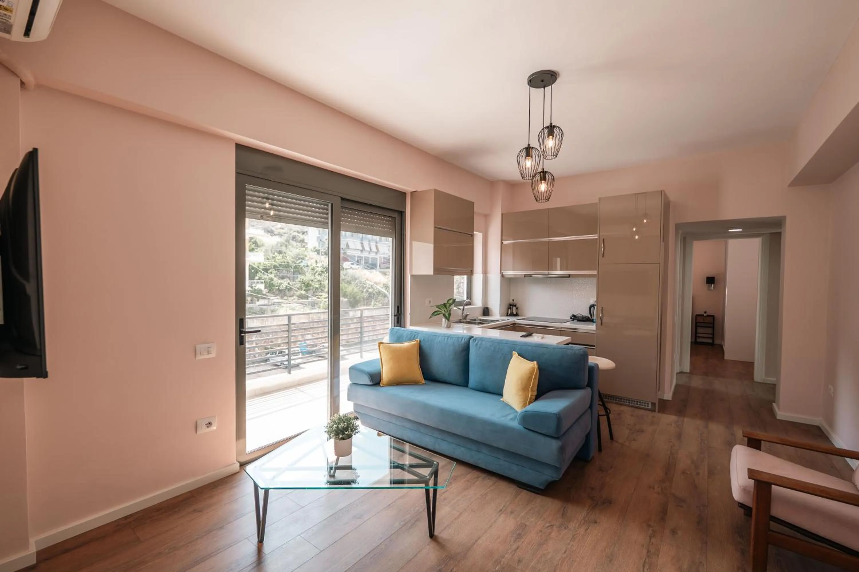 Seating area in StarLight Apartments 2